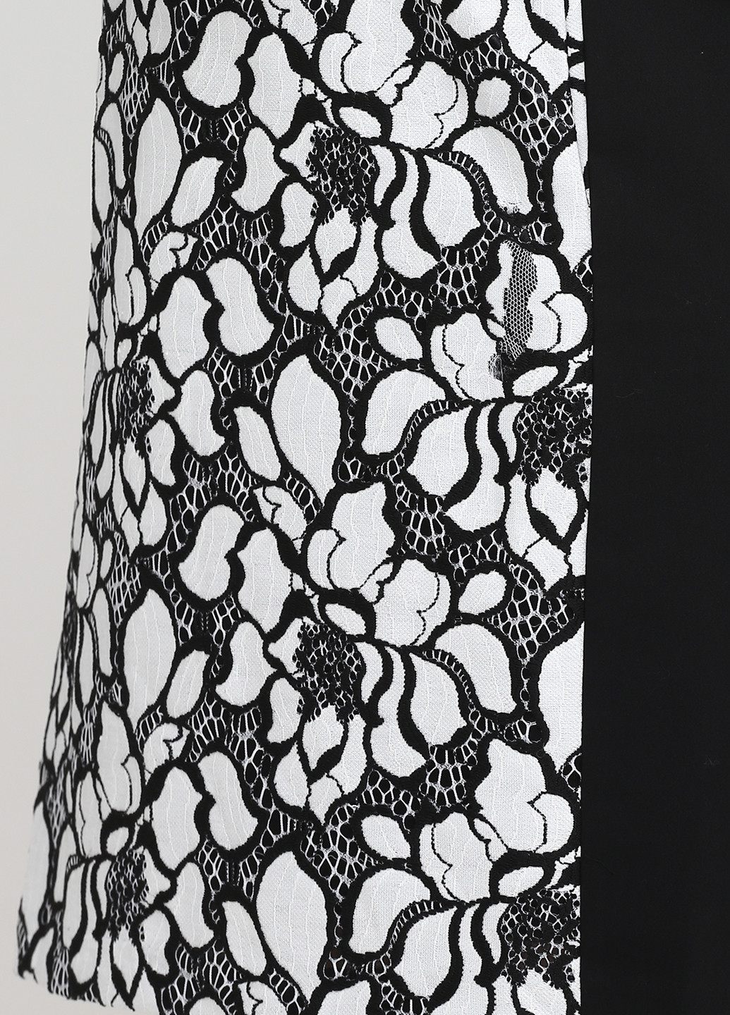 Черно-белое кэжуал платье Sinequanone с цветочным принтом