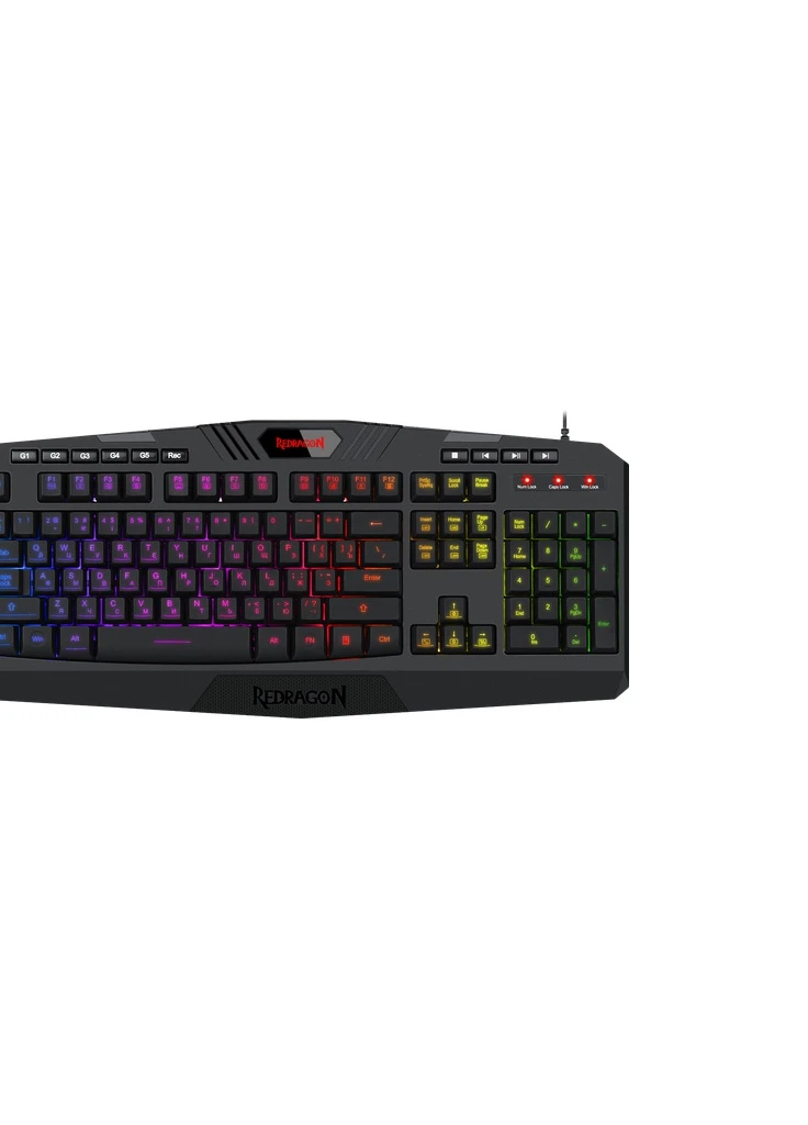 Клавіатура (77484) Redragon Harpe2 USB UKR Black (253546367)