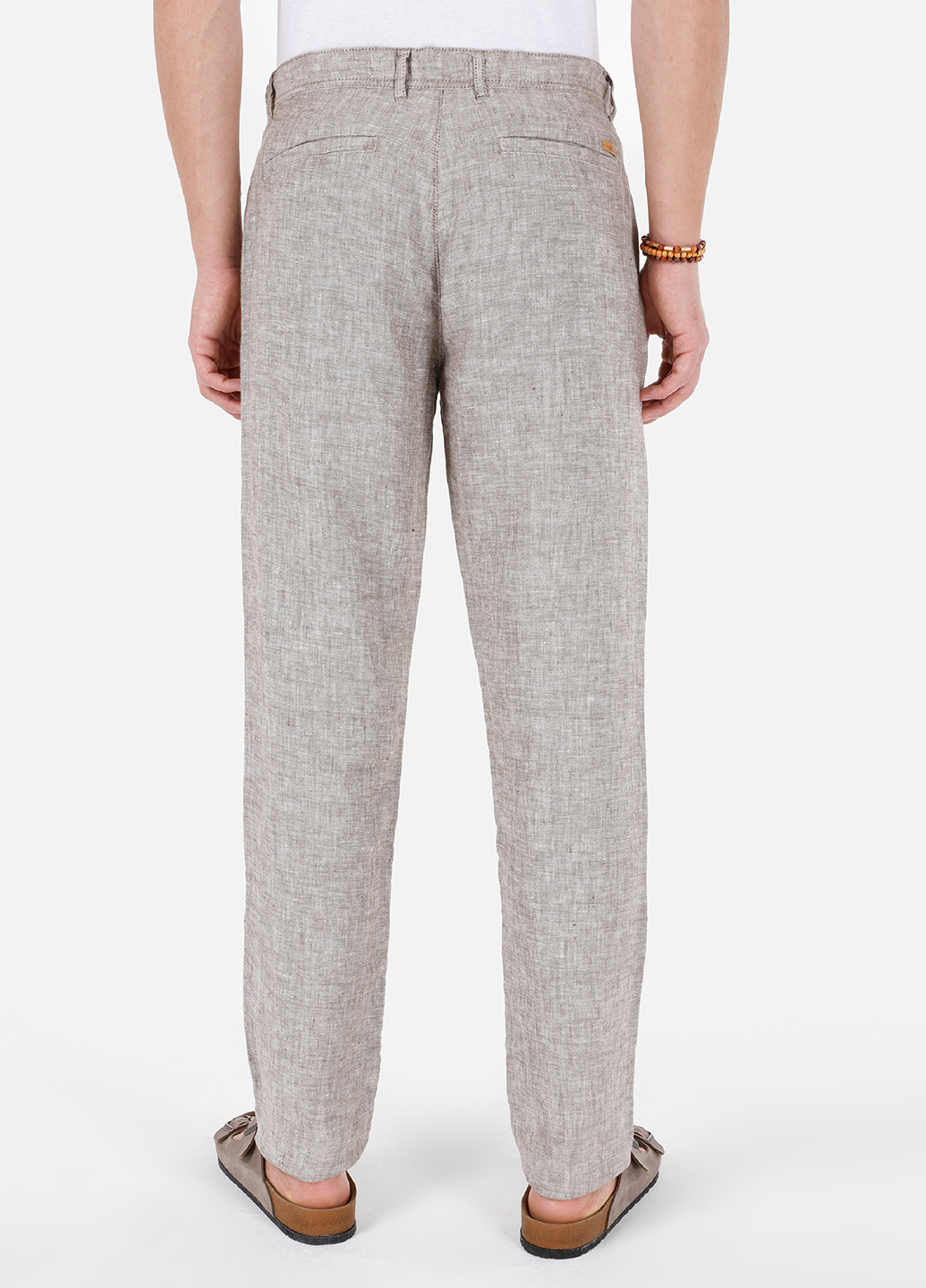 Бежевые кэжуал летние прямые брюки Colin's