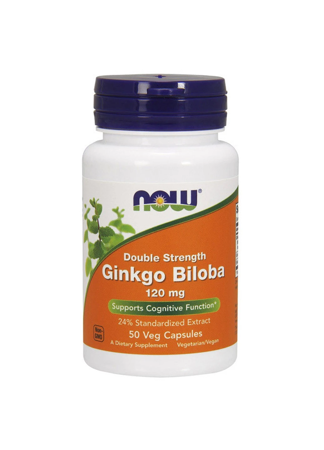 Гинкго билоба Ginkgo Biloba 120 mg (50 veg caps) нау фудс Now Foods (255409819)