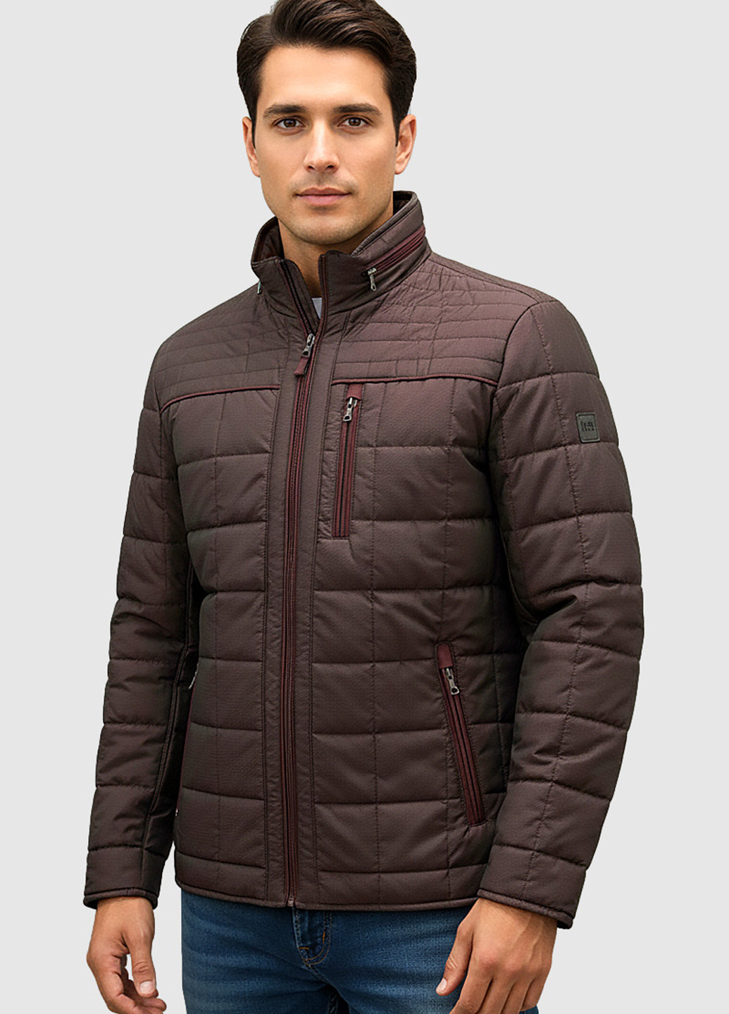 Темно-бордовая демисезонная куртка Sun's House