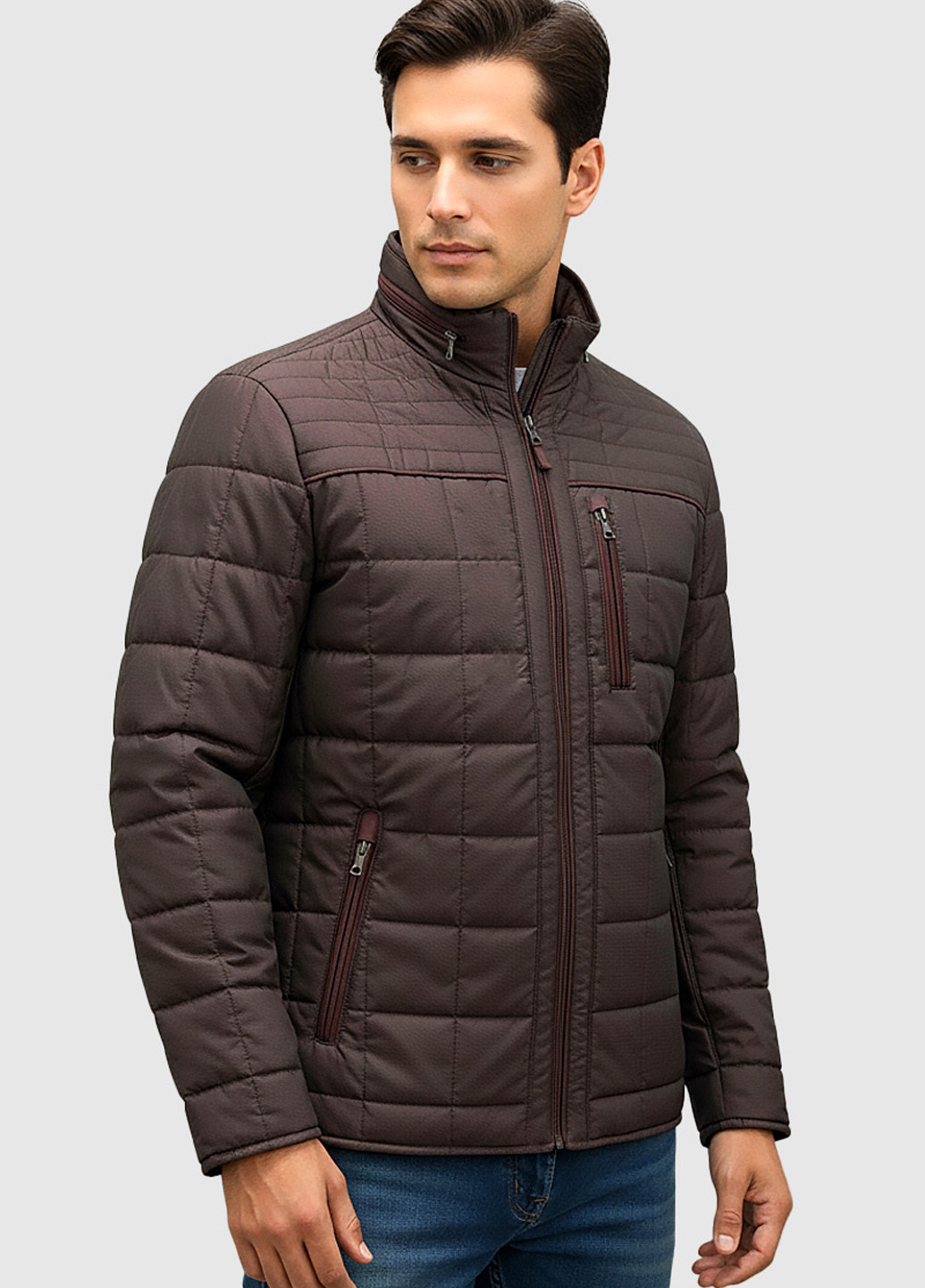 Темно-бордовая демисезонная куртка Sun's House