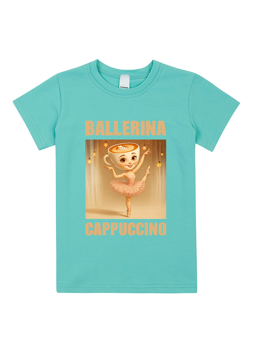 Зеленая летняя футболка Garnamama