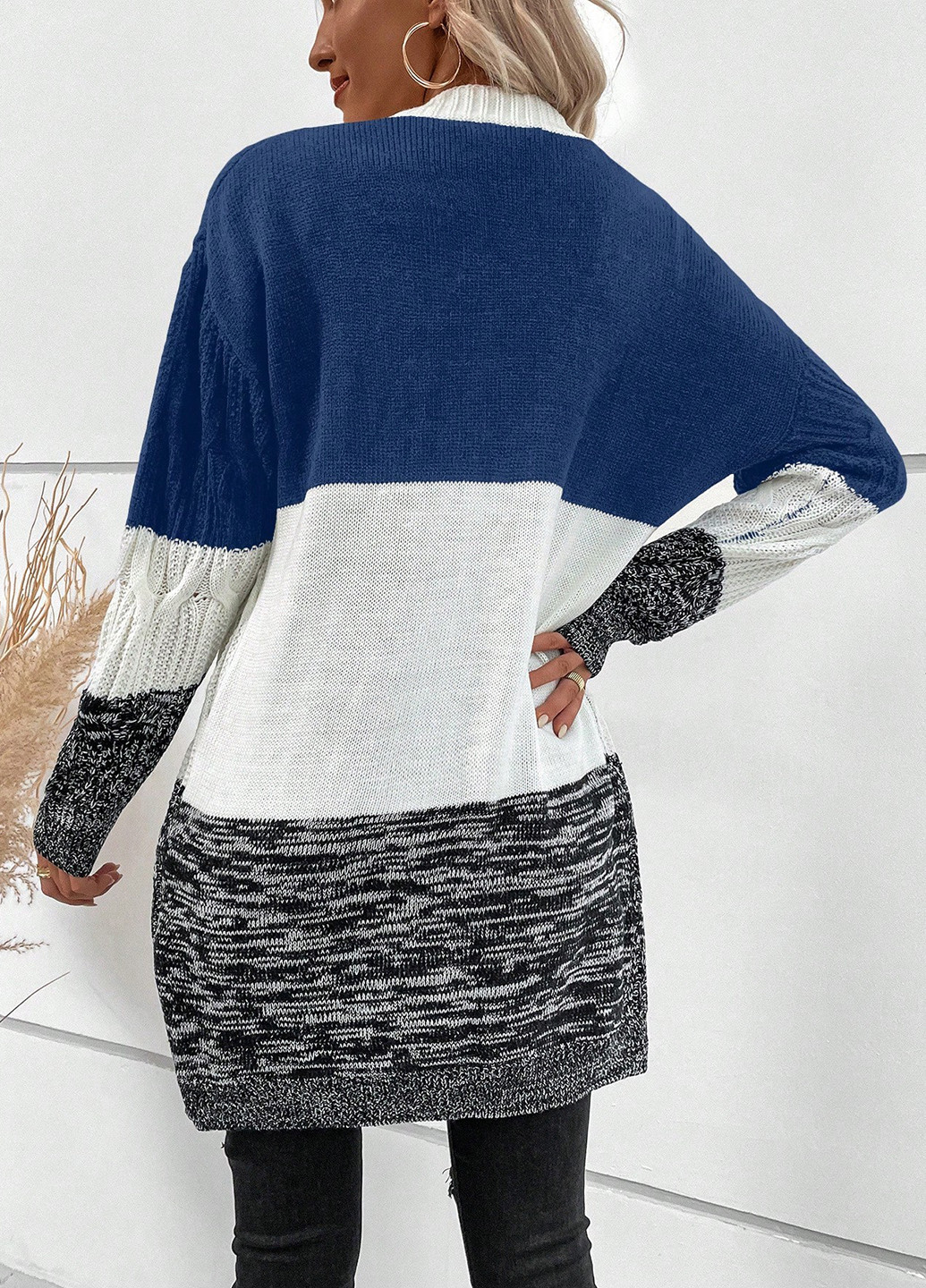 Разноцветный демисезонный кардиган SHEIN