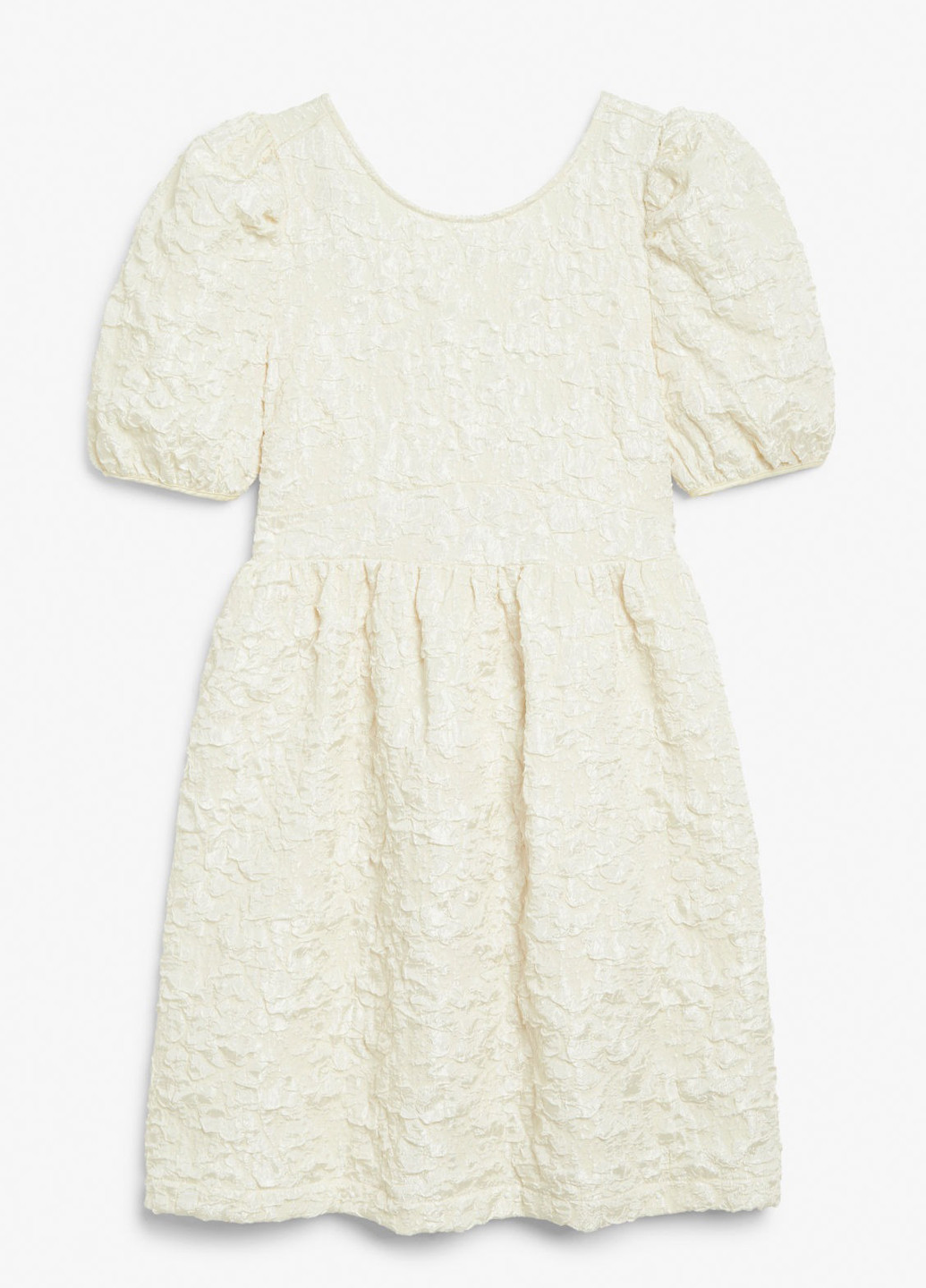 Молочна кежуал сукня з відкритою спиною Monki однотонна