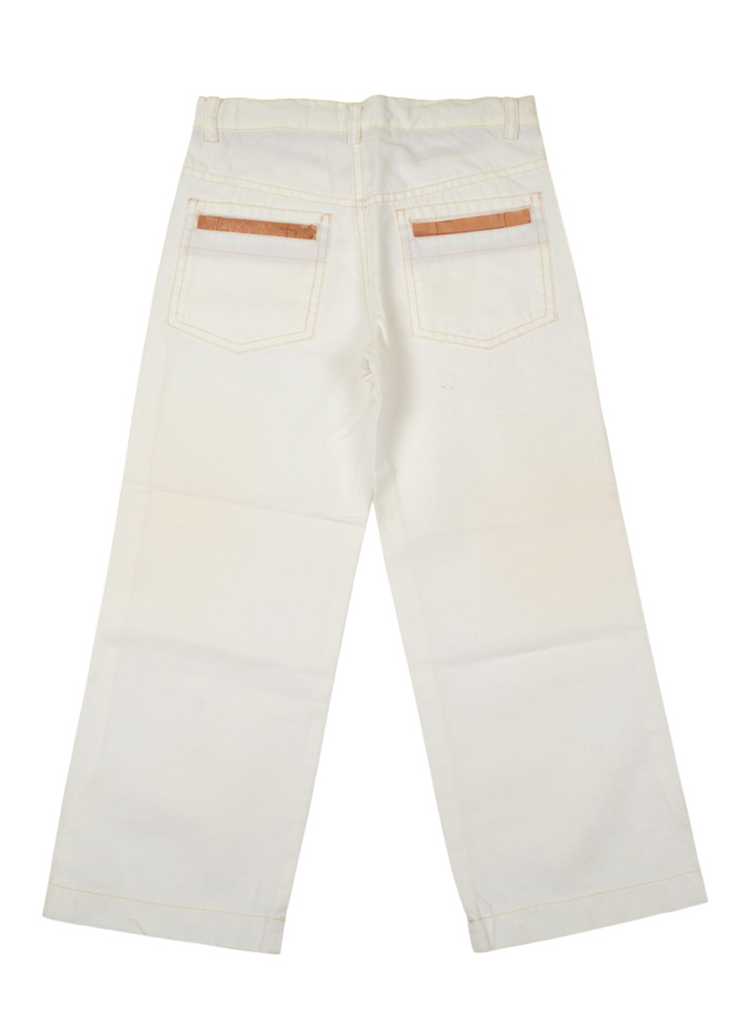 Белые кэжуал демисезонные брюки 1 Classe