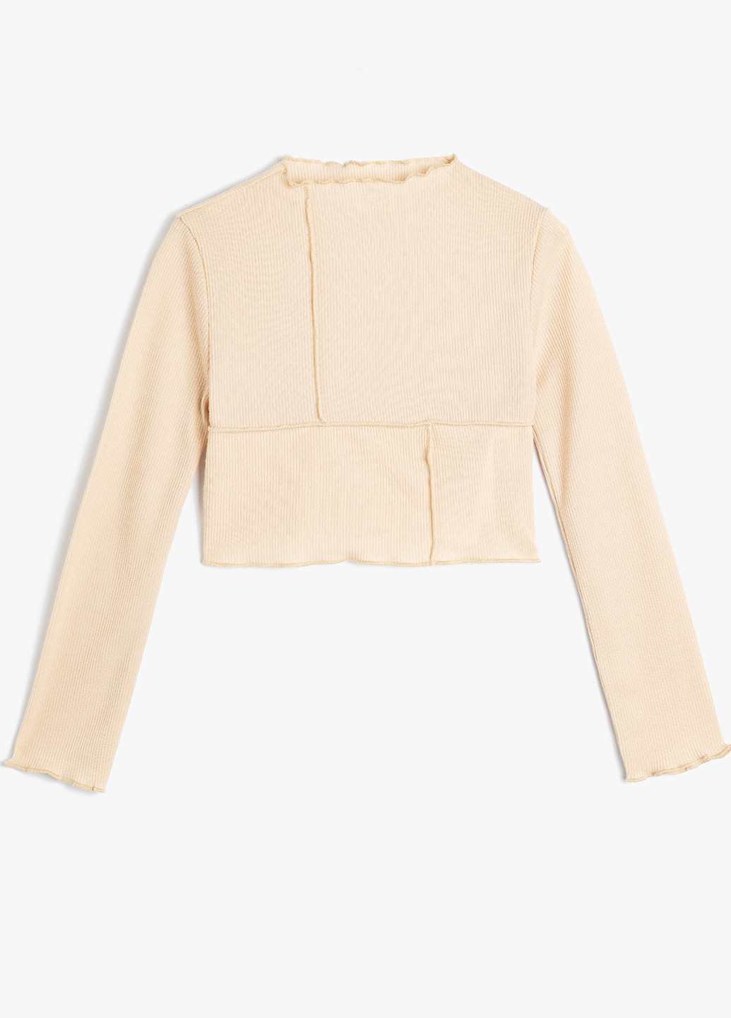 Бежевый демисезонный кэжуал лонгслив KOTON однотонный