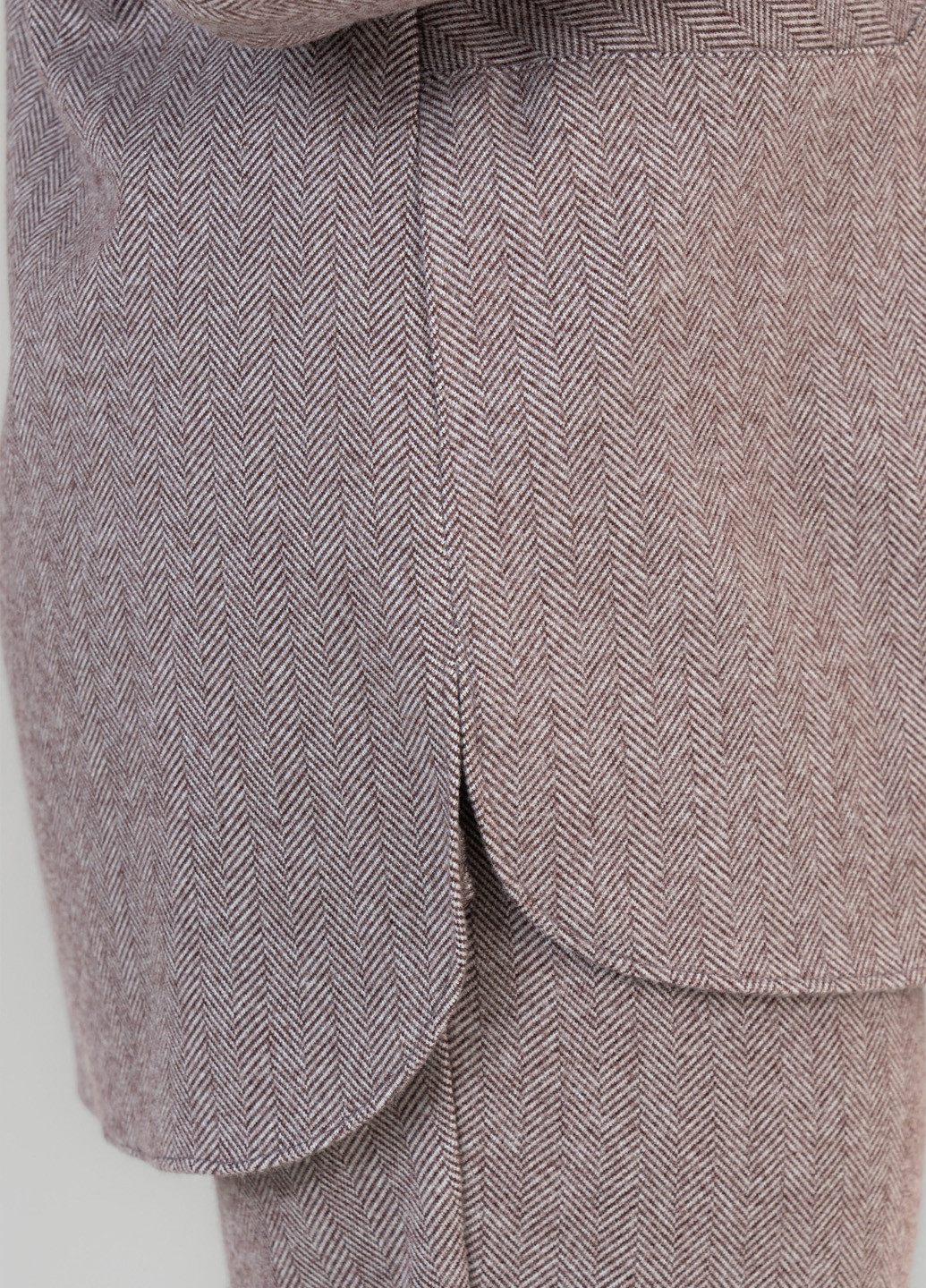 Коричневая кэжуал рубашка меланж A'll Posa