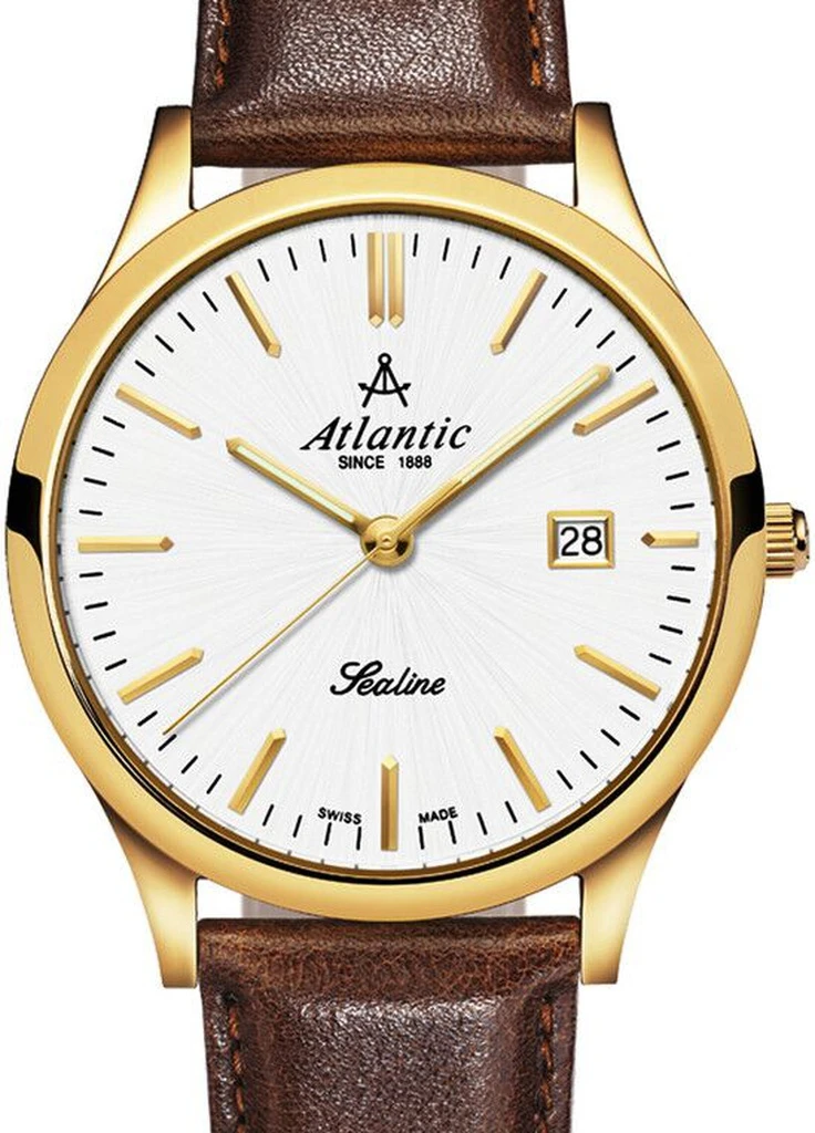 Часы 62341.45.21 кварцевые классические Atlantic (229058465)