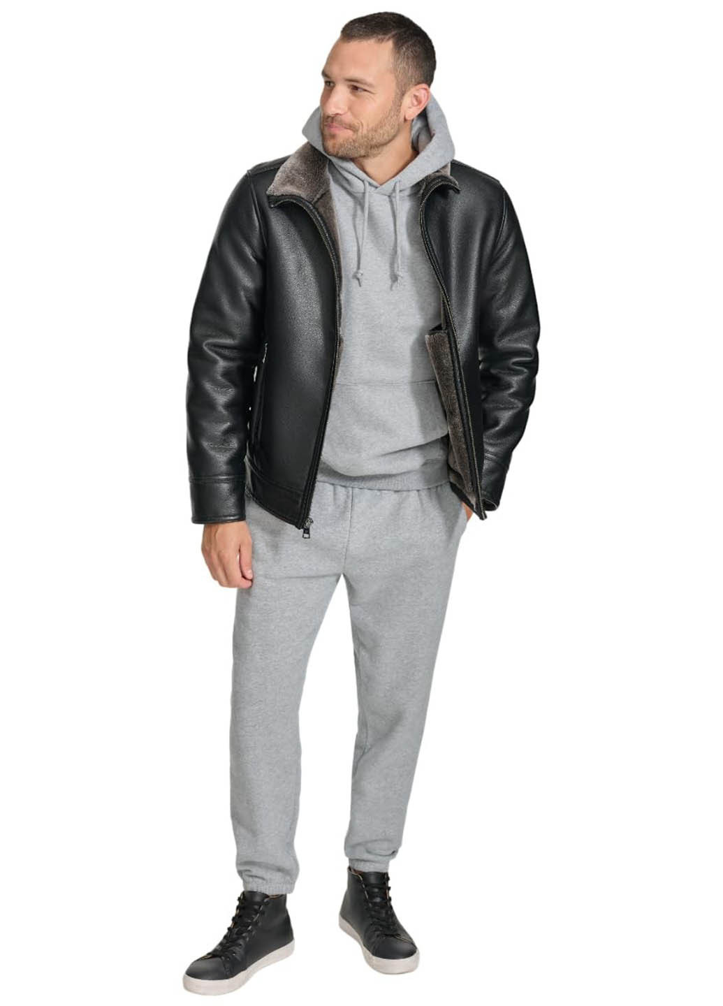 Чорна зимня куртка Calvin Klein