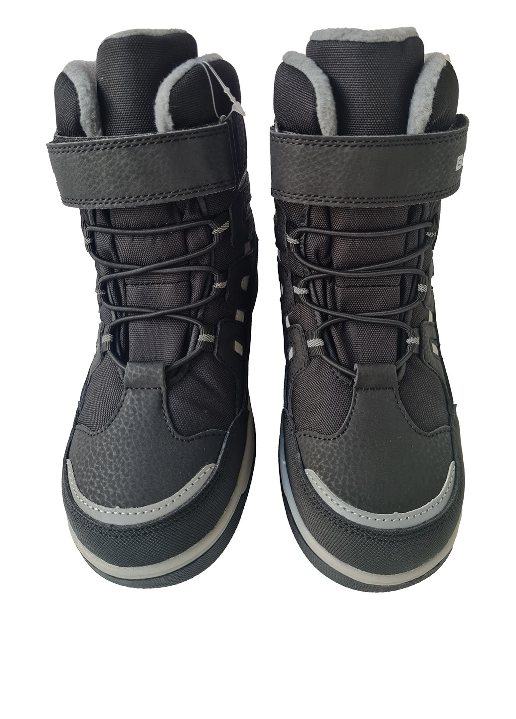 Черные спортивные зимние ботинки B & G