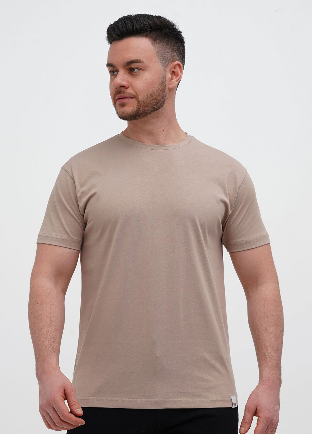 Темно-бежевая футболка Trend Collection