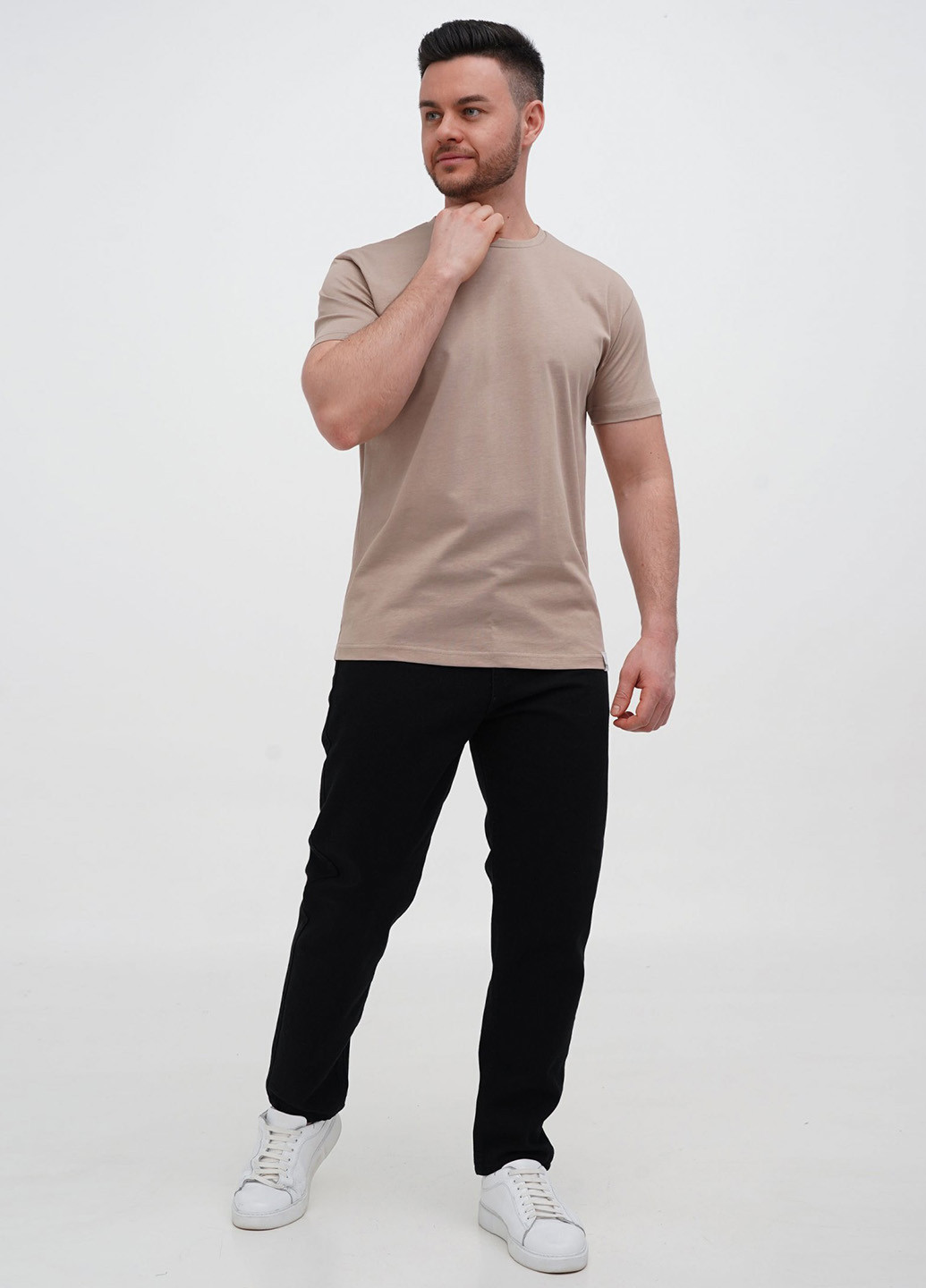 Темно-бежевая футболка Trend Collection