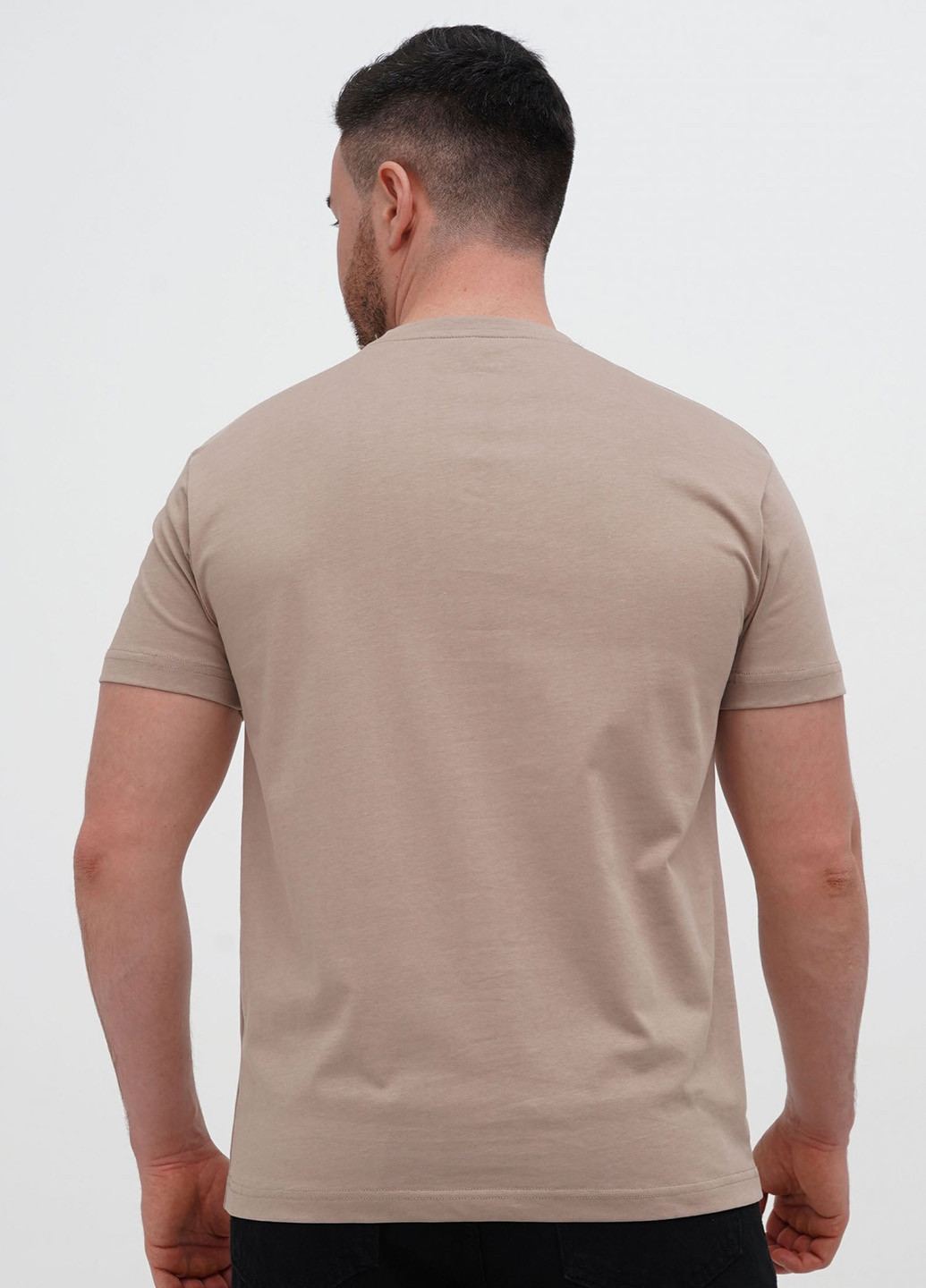 Темно-бежевая футболка Trend Collection