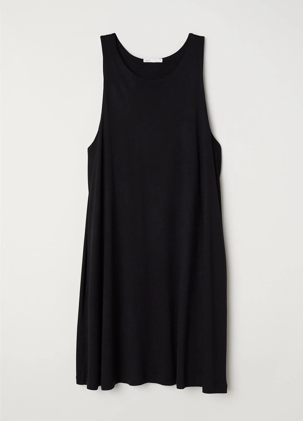 Темно-синее кэжуал платье платье-майка H&M однотонное