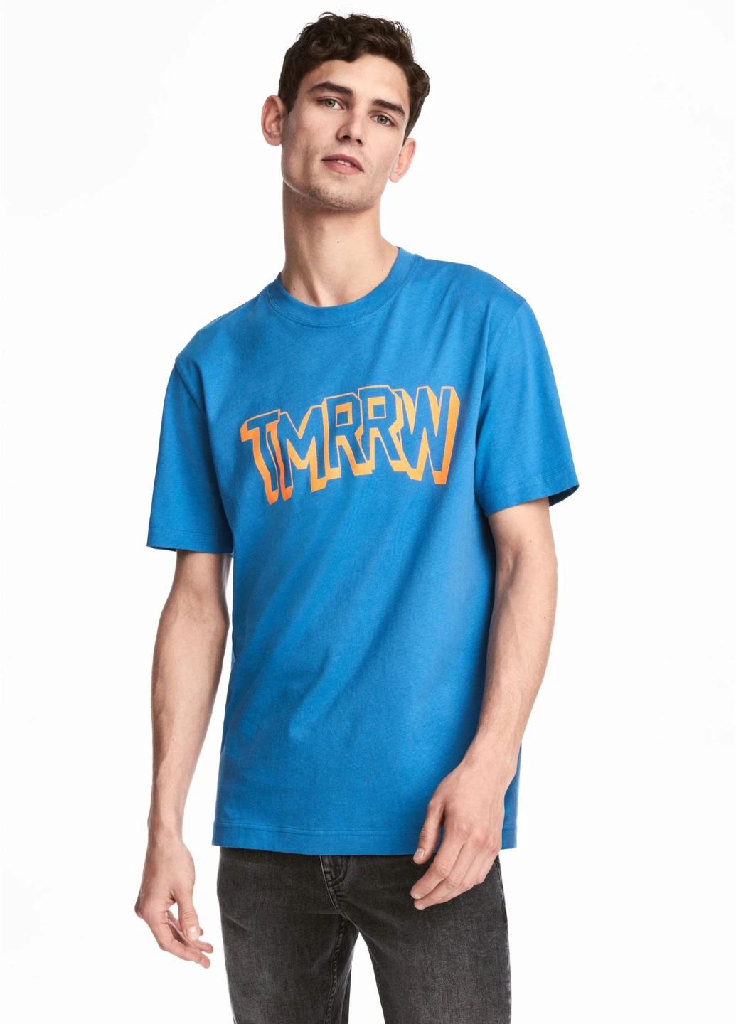 Синяя футболка H&M