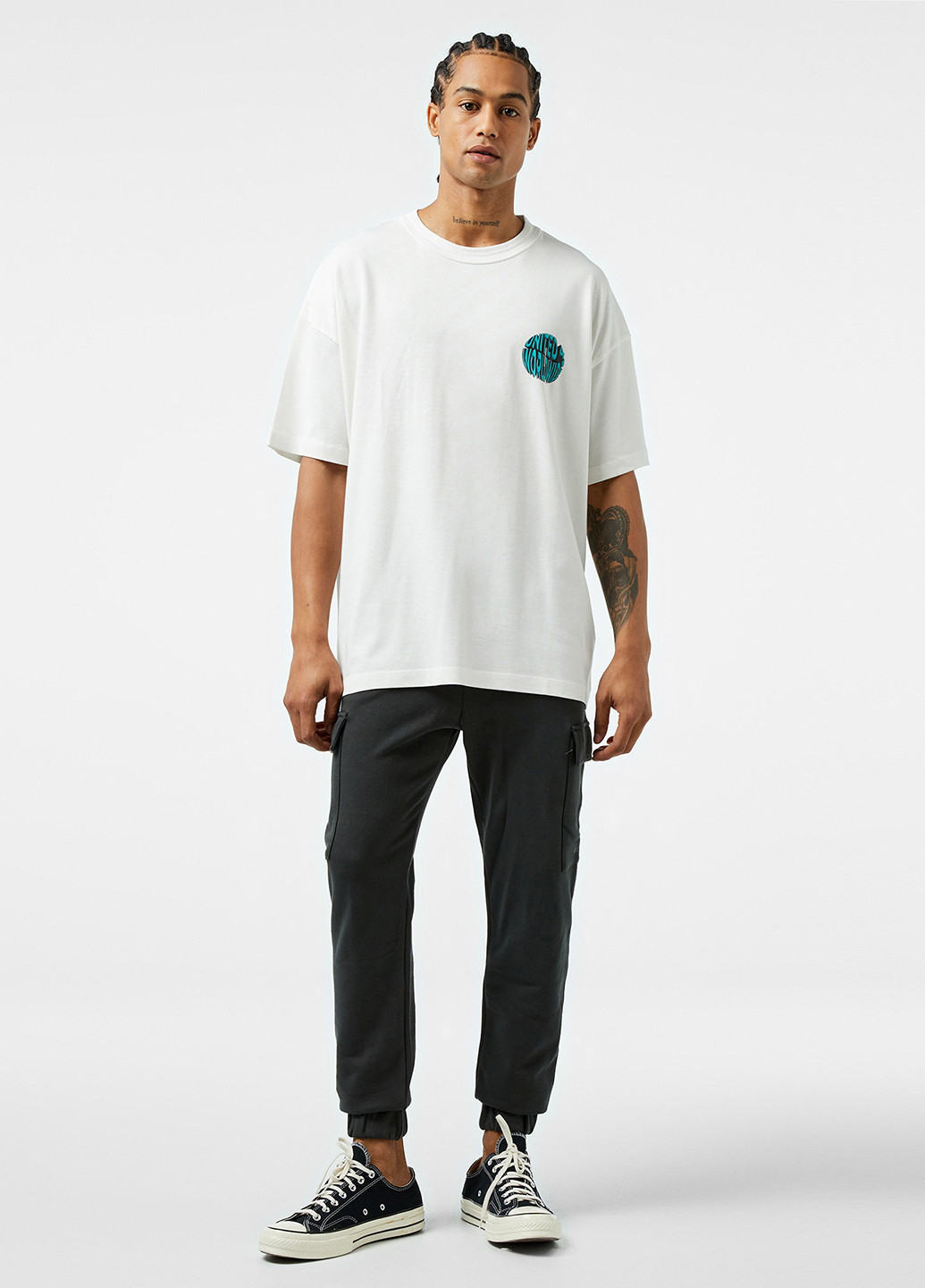 Біла футболка UNITED4