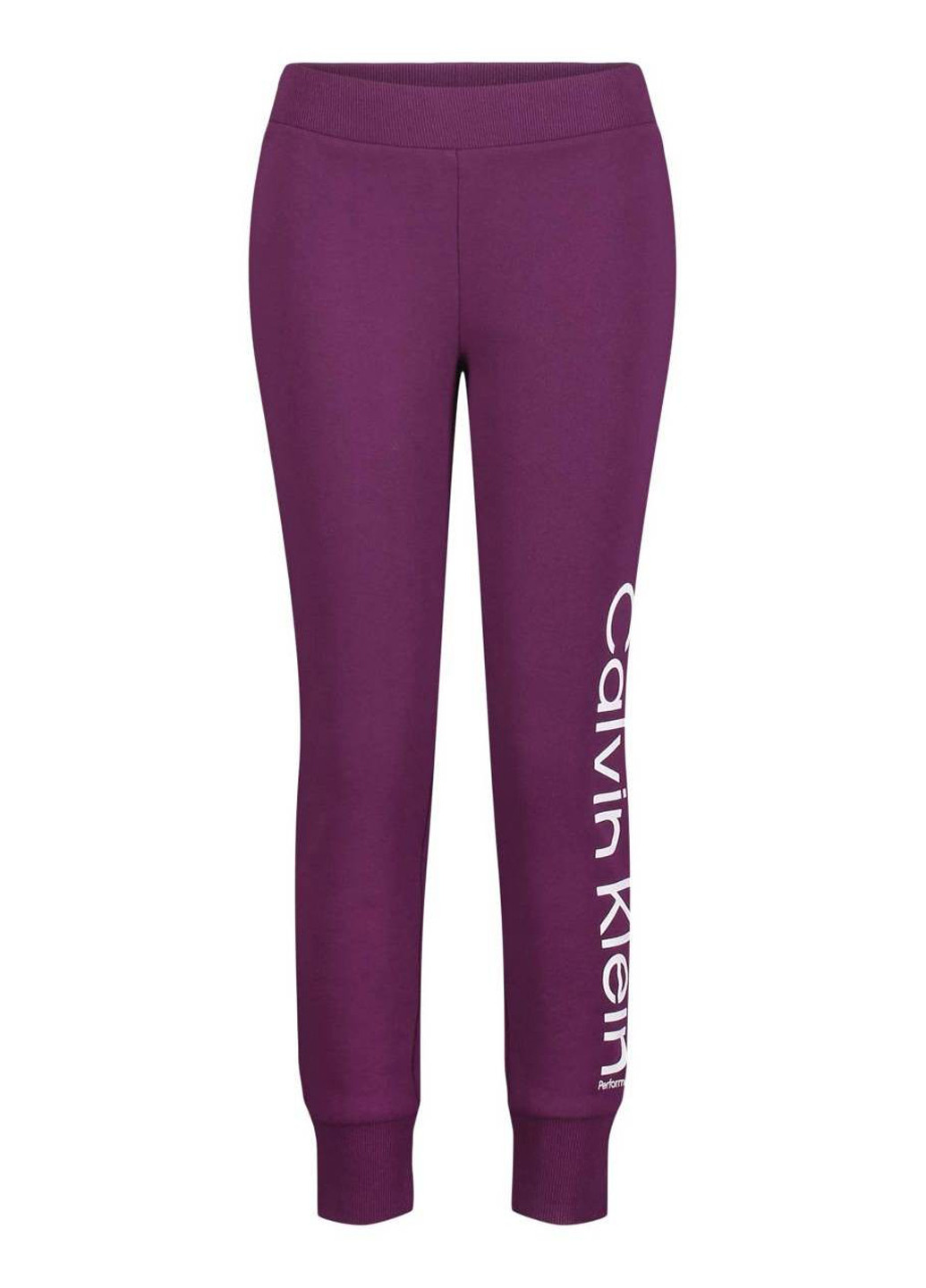 Фиолетовые спортивные демисезонные джоггеры брюки Calvin Klein