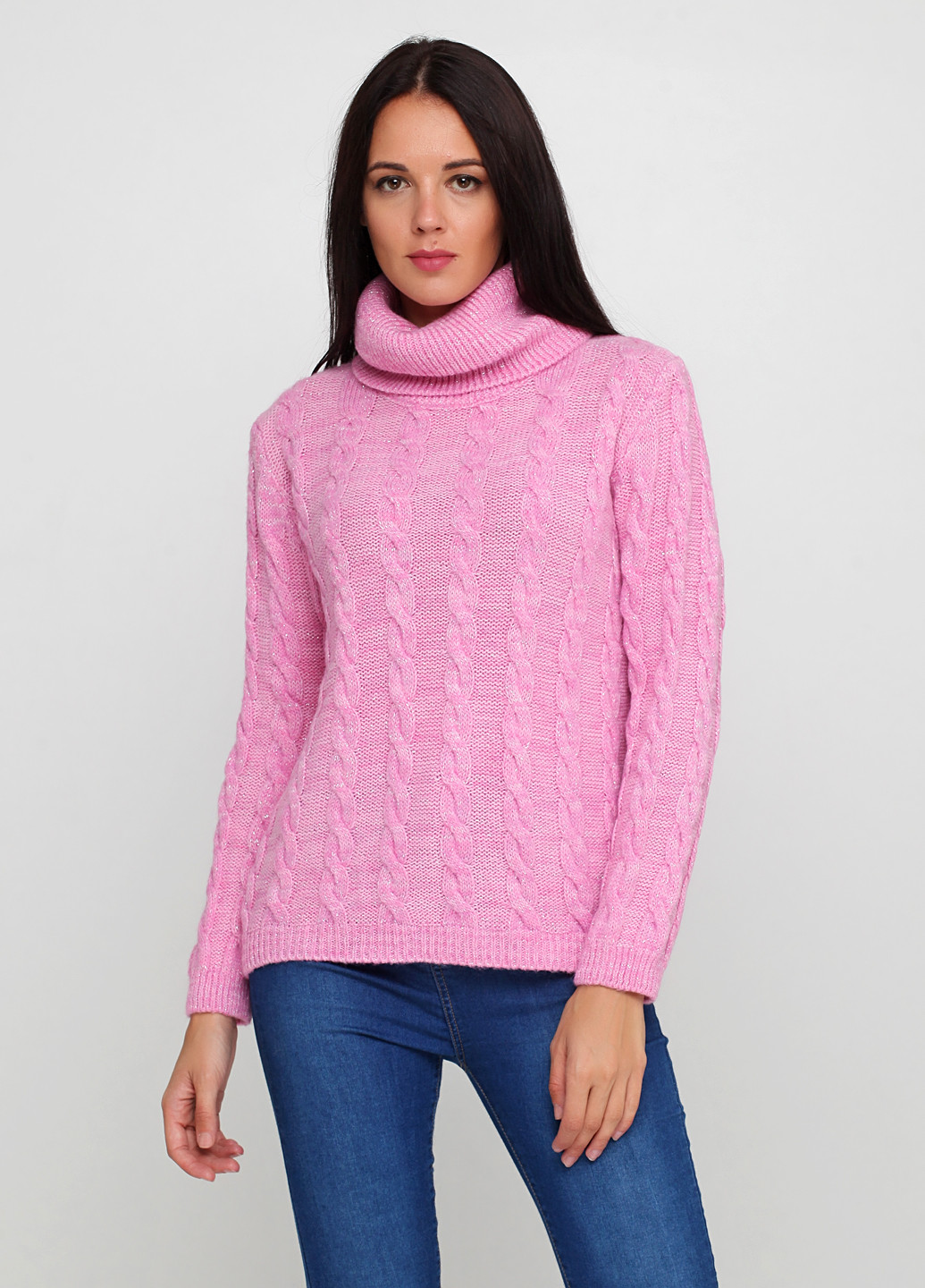 Рожевий демісезонний светр Dins Tricot