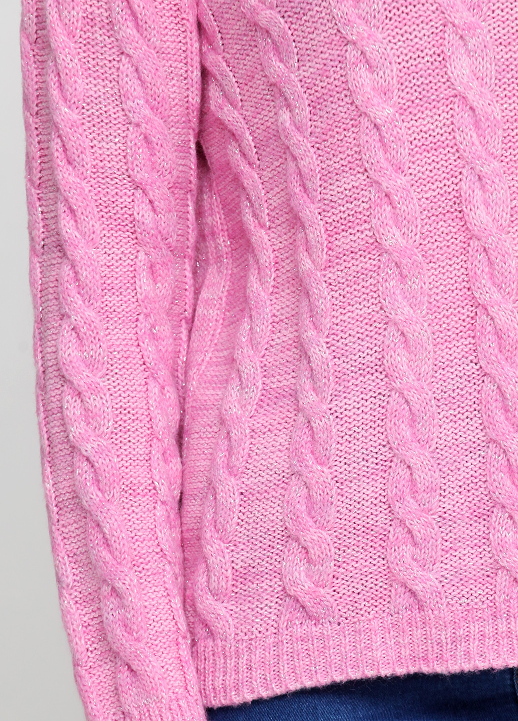 Розовый демисезонный свитер Dins Tricot