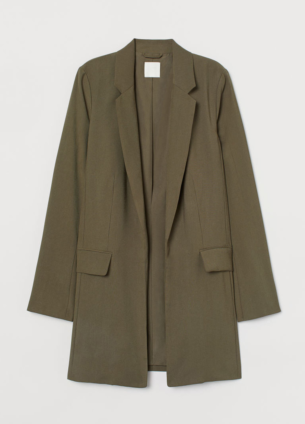 Хаки женский жакет H&M однотонный - демисезонный