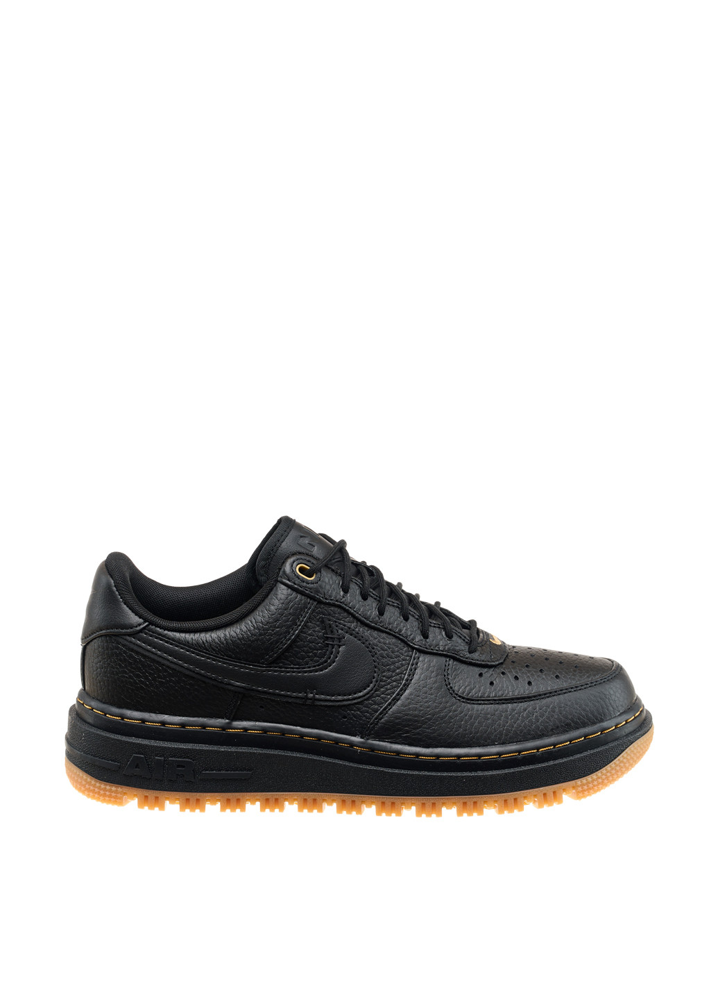 Чорні Осінні кросівки db4109-001 Nike Air Force 1 Low Luxe Black Gum