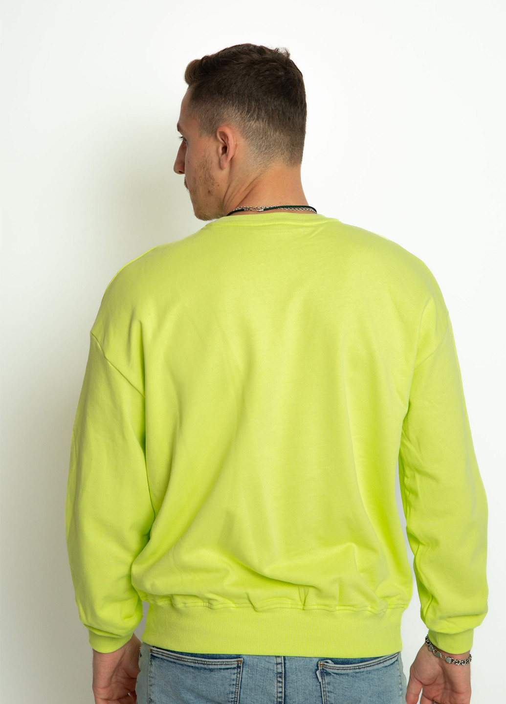 Салатовий світшот Time of Style однотонний без декору (306717111)