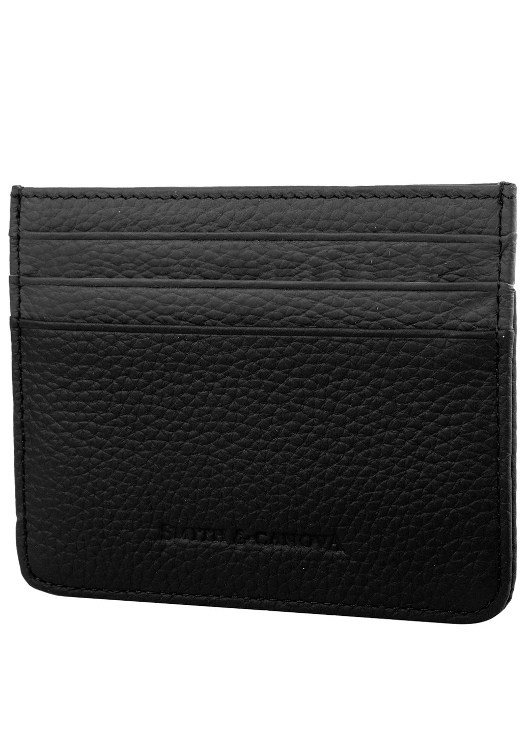 Мужской кожаный картхолдер (FUL90014-black-grey) 11х9х0,3 см Smith&Canova (253174257)