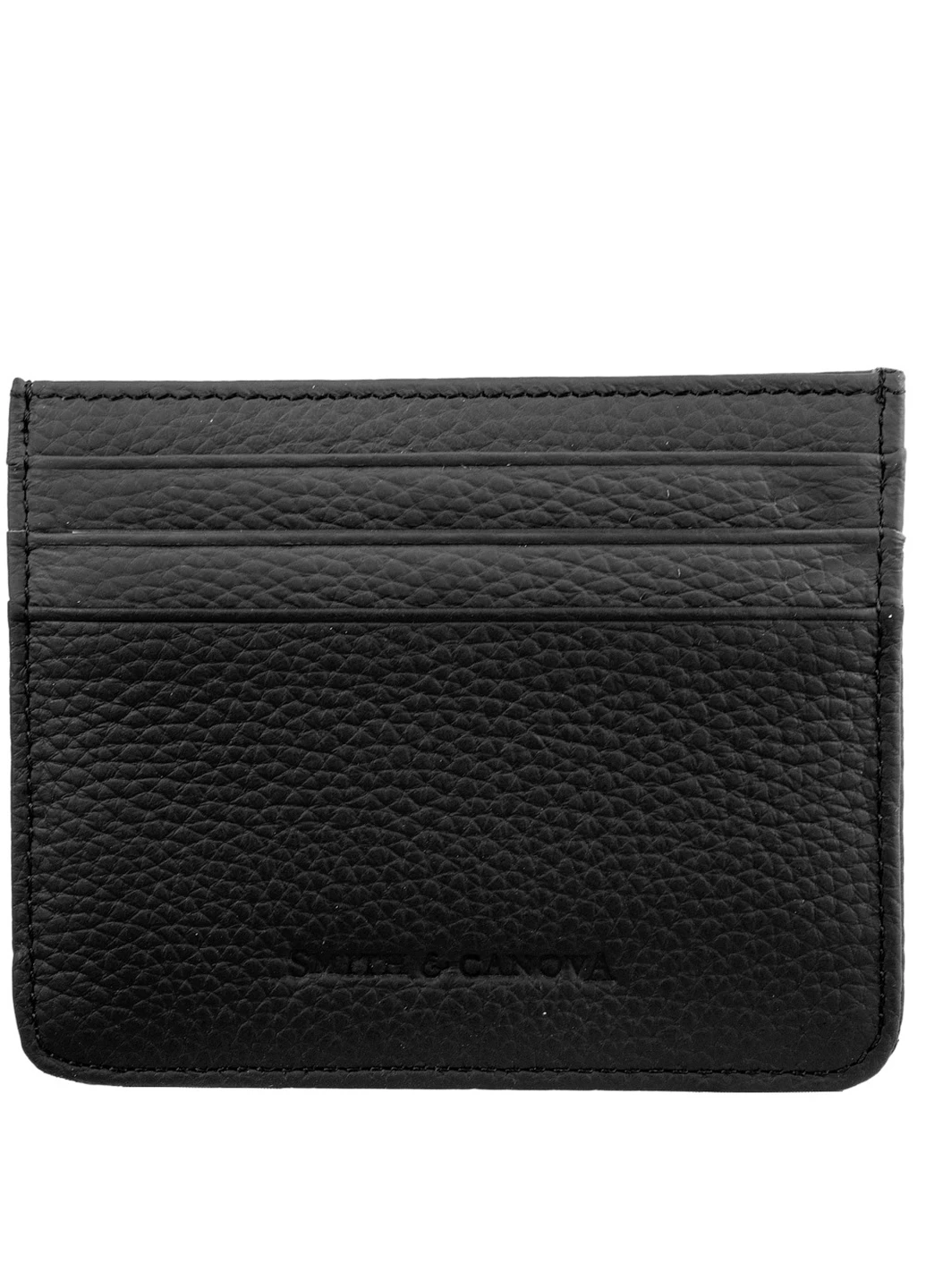 Мужской кожаный картхолдер (FUL90014-black-grey) 11х9х0,3 см Smith&Canova (253174257)
