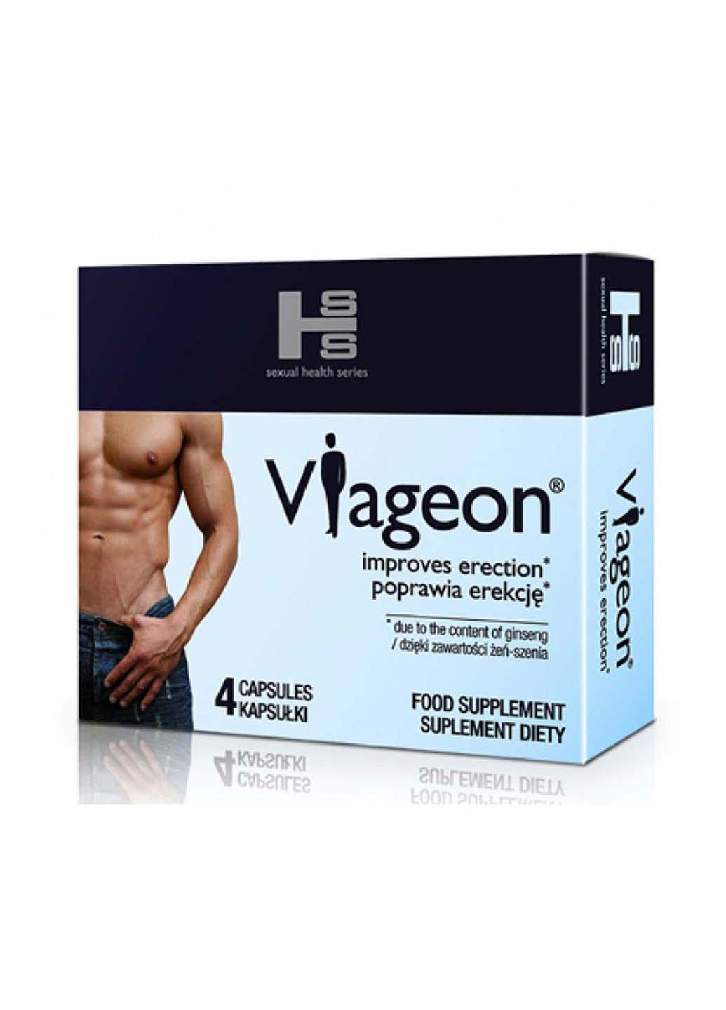 Препарат для покращення потенції та ерекції 4 шт Sexual Health Series (253519108)