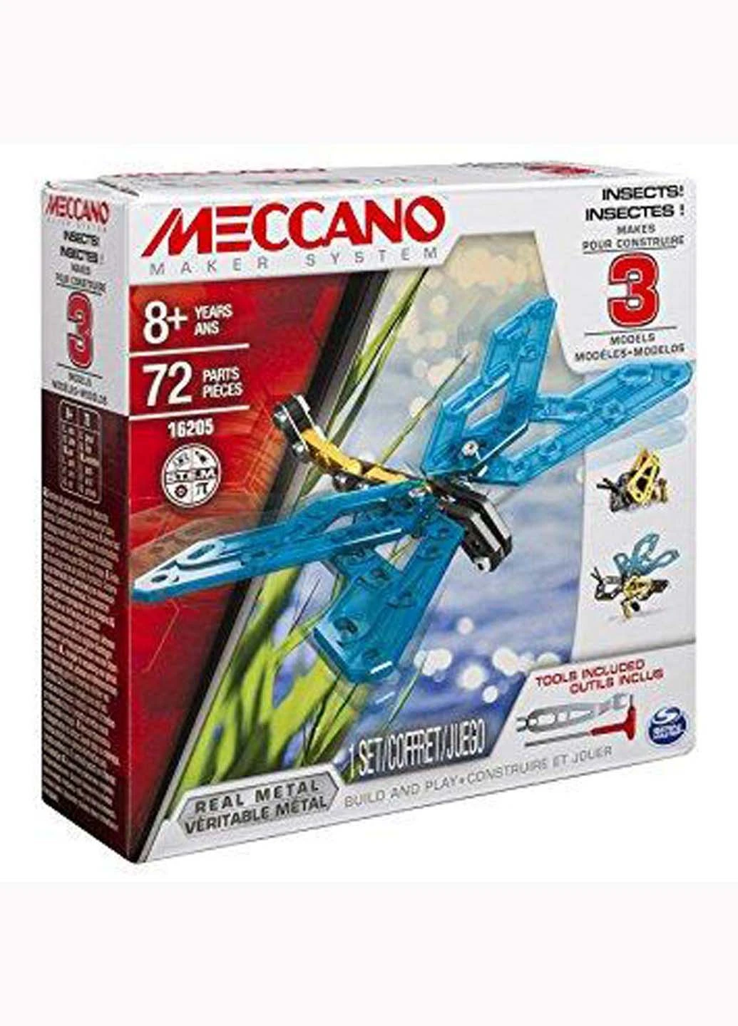 Конструктор Meccano 3 модели 72 элемента (207383306)