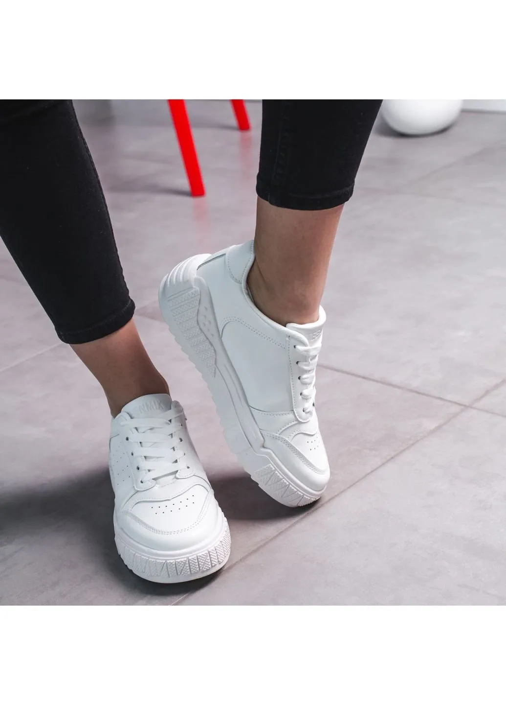 Кроссовки женские Reign 3505 40 25 см Белый Fashion белые демисезоны (253195318)