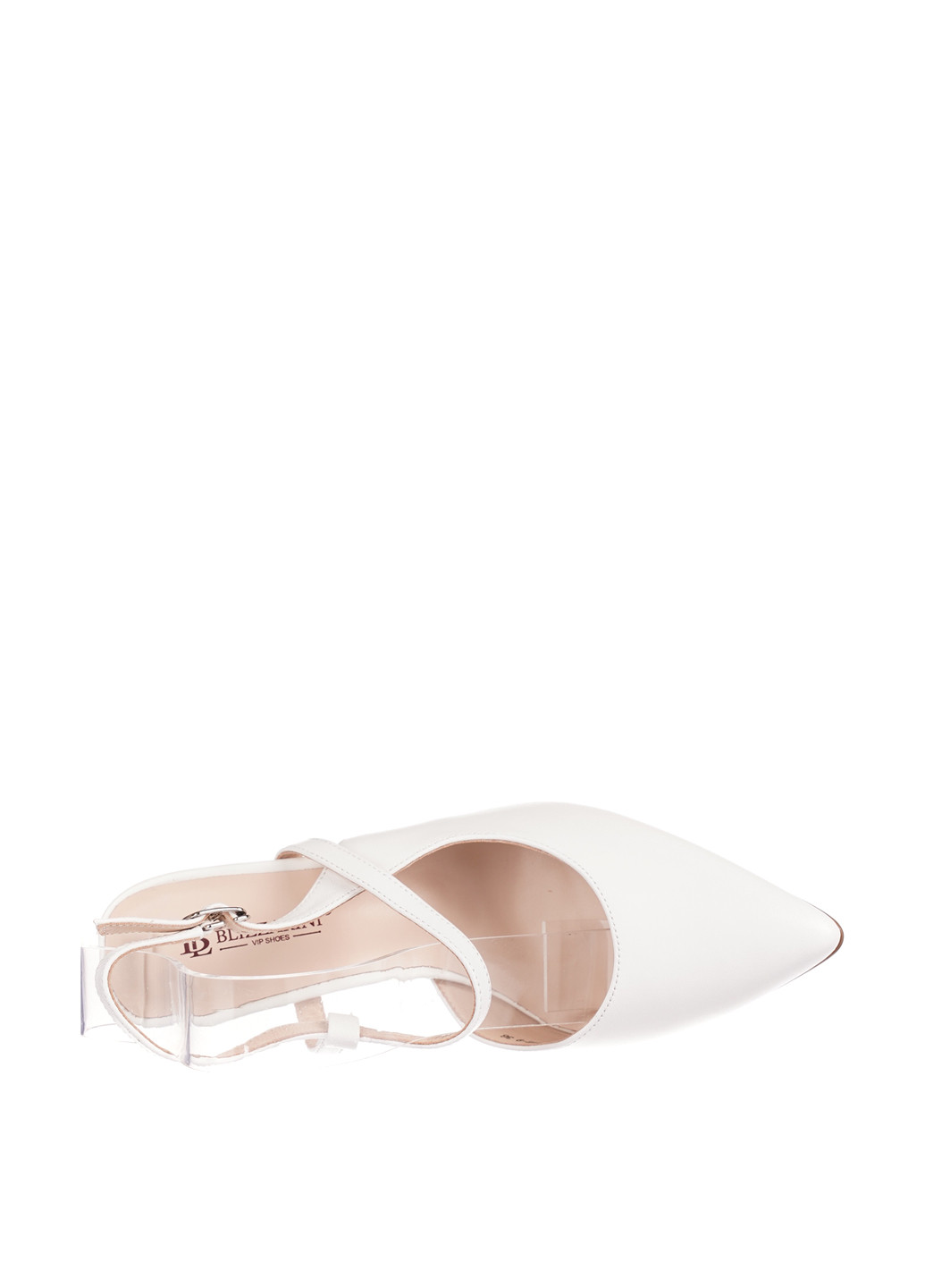 Blizzarini Туфлі слінгбекі білий з натуральна шкіра, україна — літо (299399228)