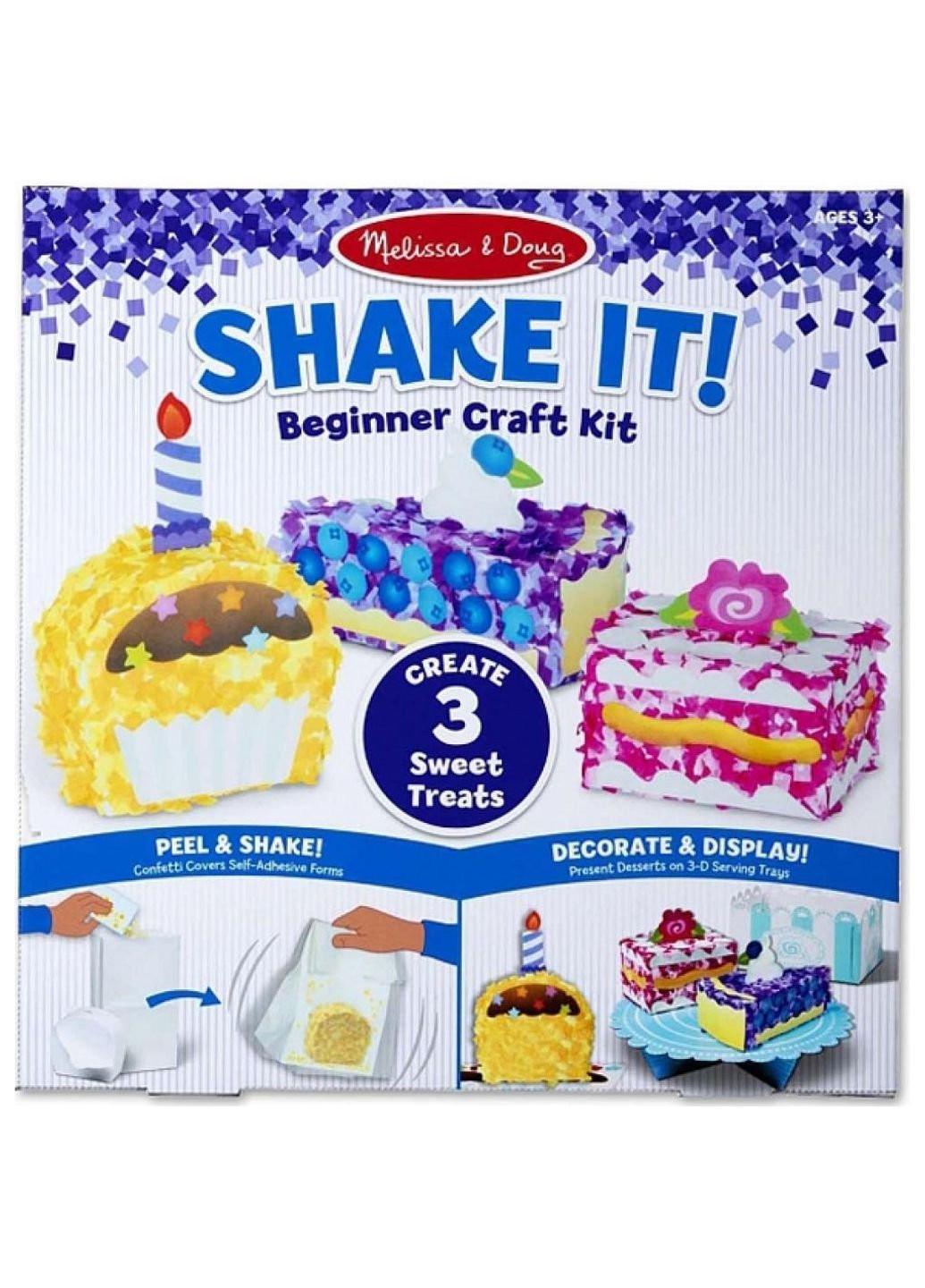 Набор для творчества конфетти для изделий Праздничные десерты (MD30185) Melissa&Doug (254068289)
