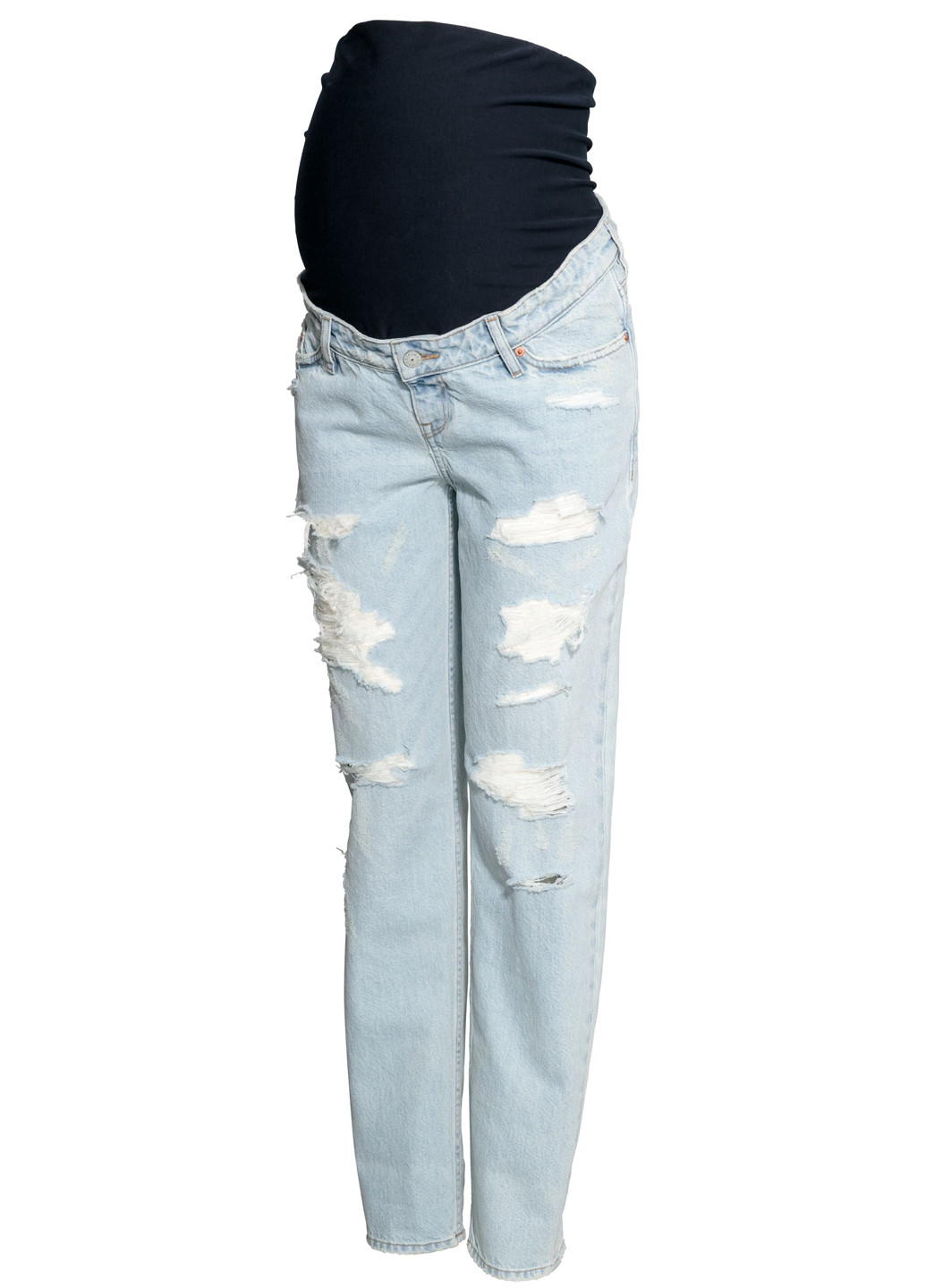 Голубые демисезонные джинсы для беременных H&M