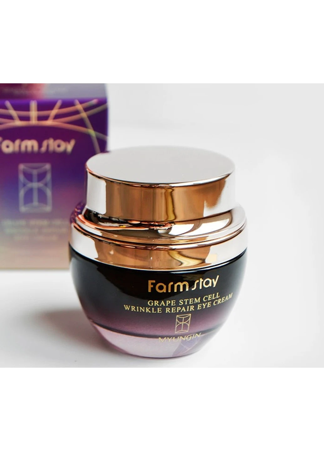 FarmStay Крем-ліфтинг для шкіри навколо очей Grape Stem Cell Wrinkle Repair Eye Cream 50 мл — Крем, Південна Корея (254953365)