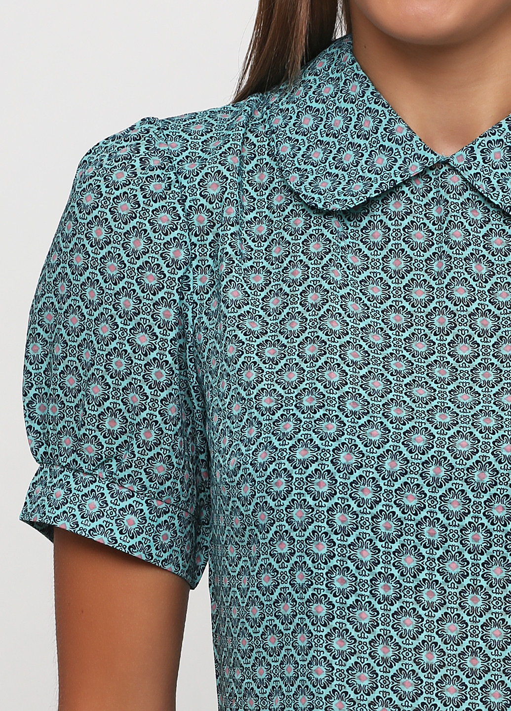 Комбинированная летняя блуза ANVI