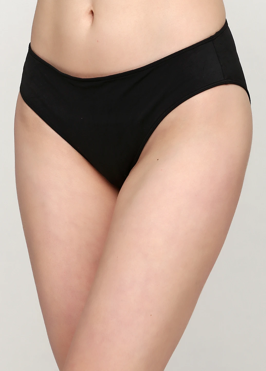 Черные купальные трусики-плавки однотонные H&M