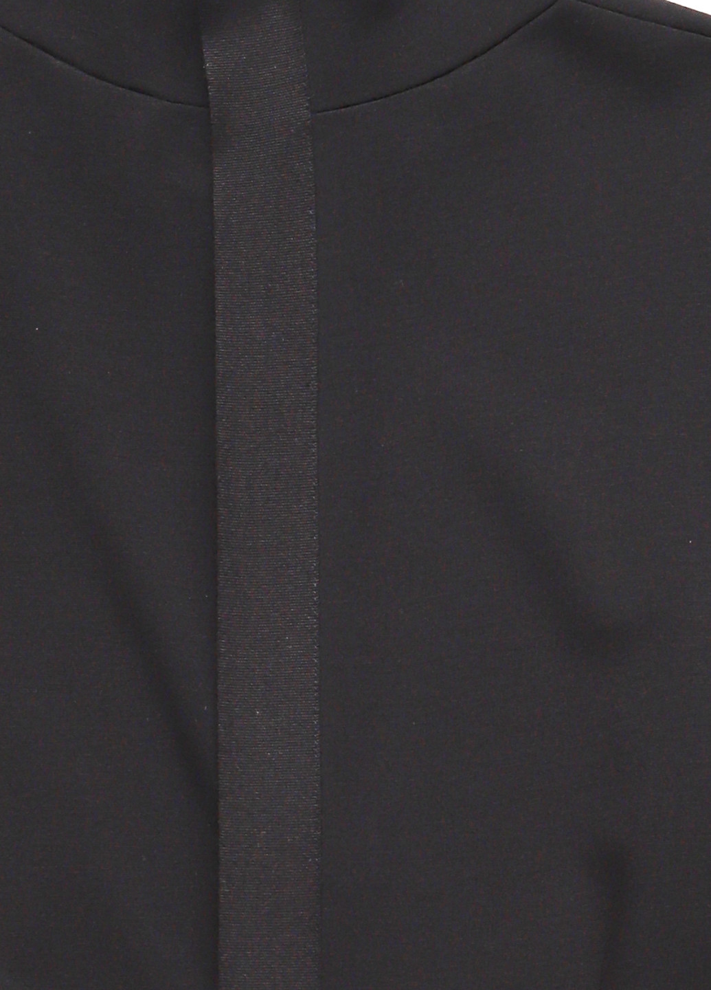 Черное кэжуал платье платье-водолазка Tigha однотонное