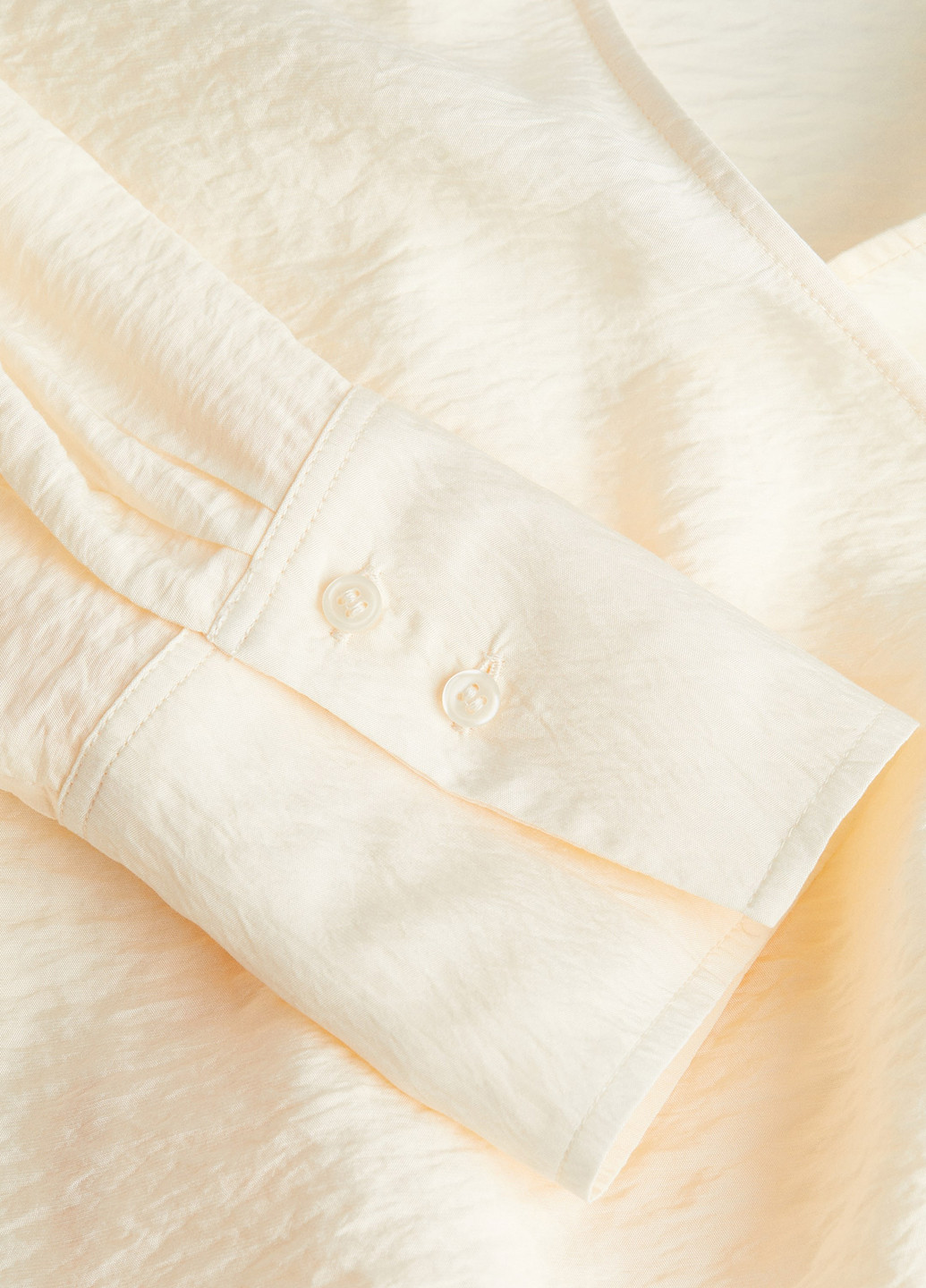 Кремовая блуза на запах H&M