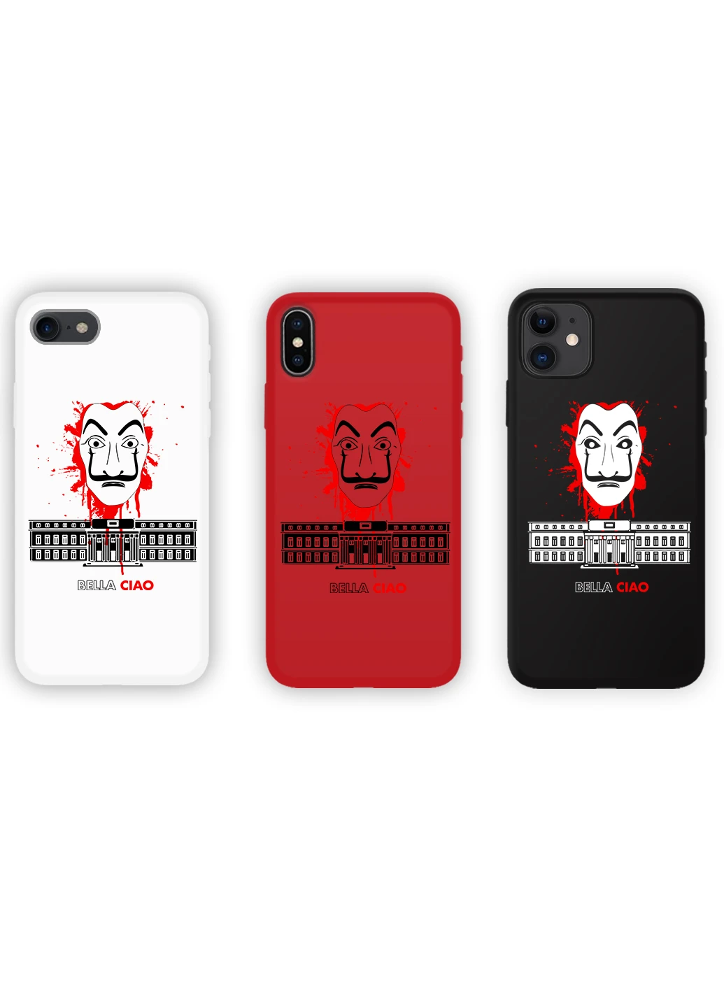 Чохол силіконовий Apple Iphone 7 plus Паперовий будинок (La casa de papel Netflix) (17364-1629) MobiPrint (219774506)