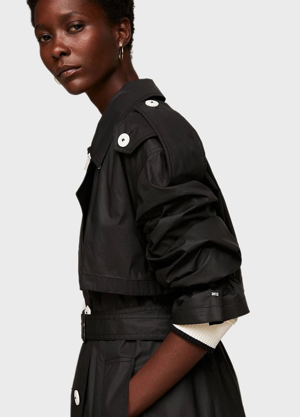 Плащ Tommy Hilfiger тренчкот на пуговицах демисезон (307009192)