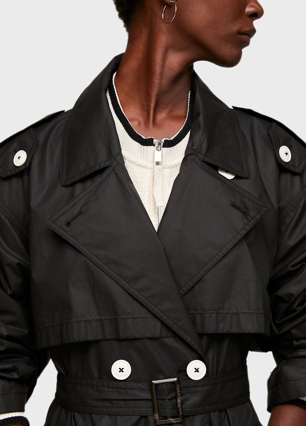 Плащ Tommy Hilfiger тренчкот на пуговицах демисезон (307009192)