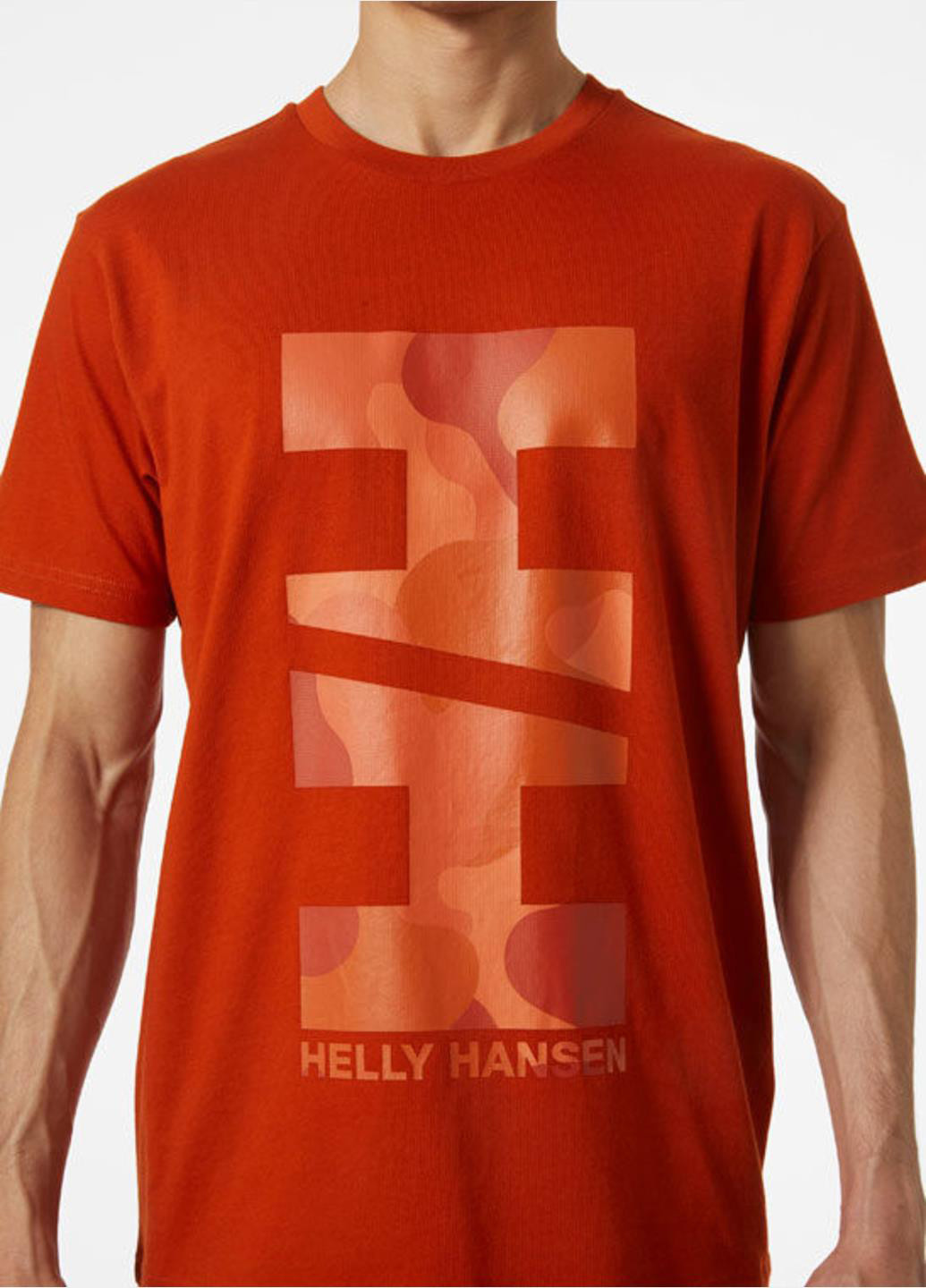 Красная футболка 53976-308 Helly Hansen MOVE COTTON T-SHIRT