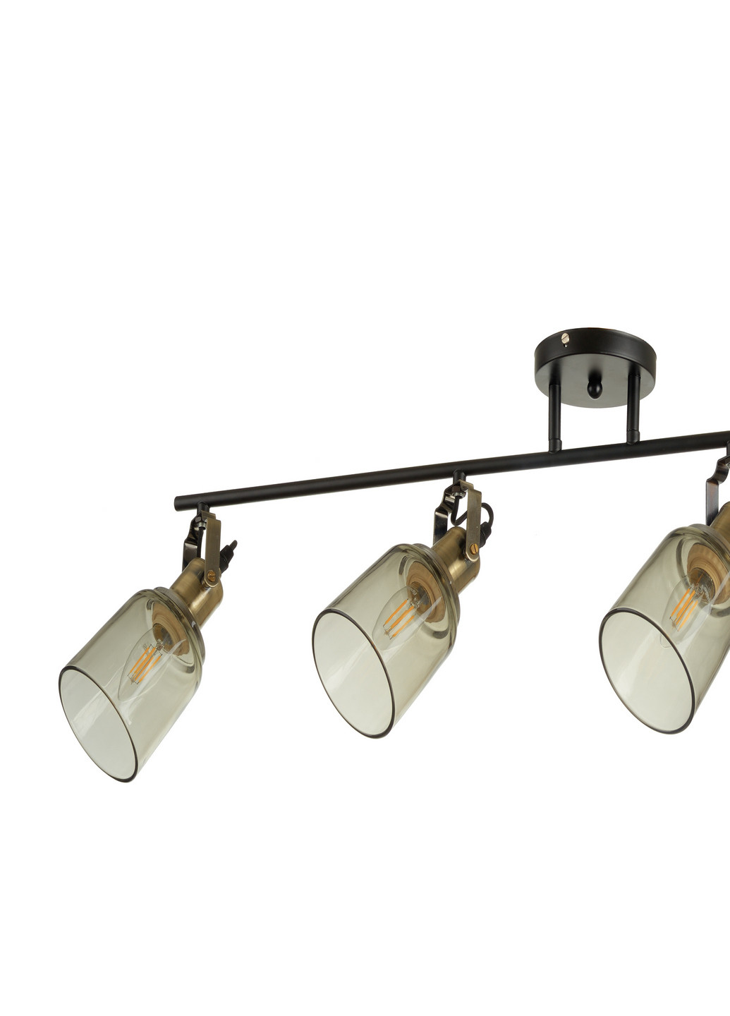 Люстра LK-687C/4 E27 AB/BK Brille (193196078)