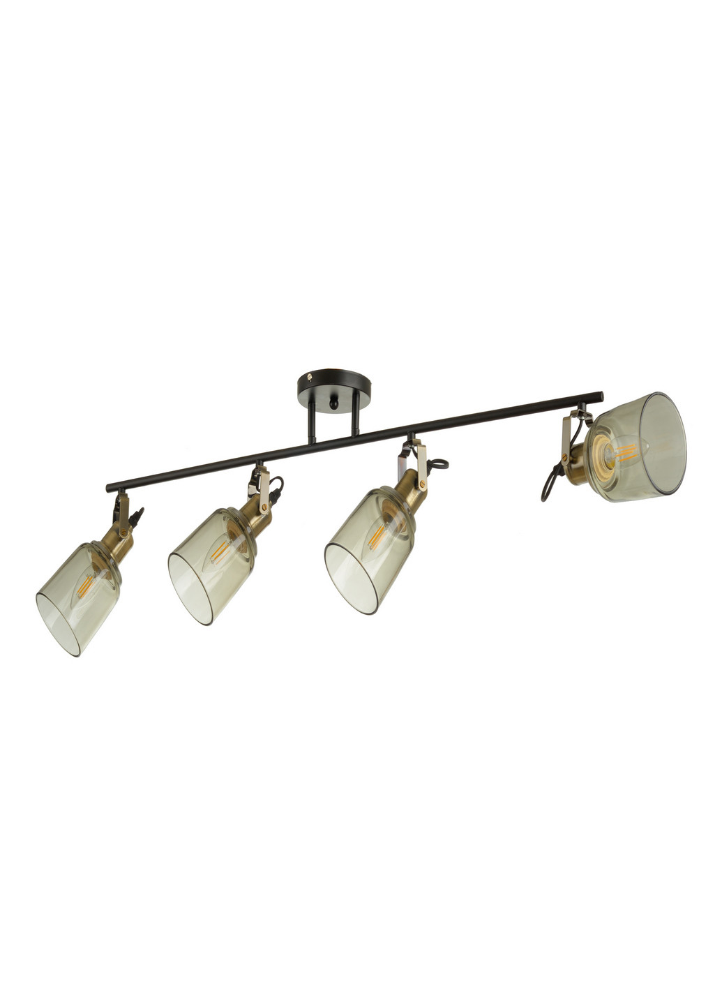 Люстра LK-687C/4 E27 AB/BK Brille (193196078)