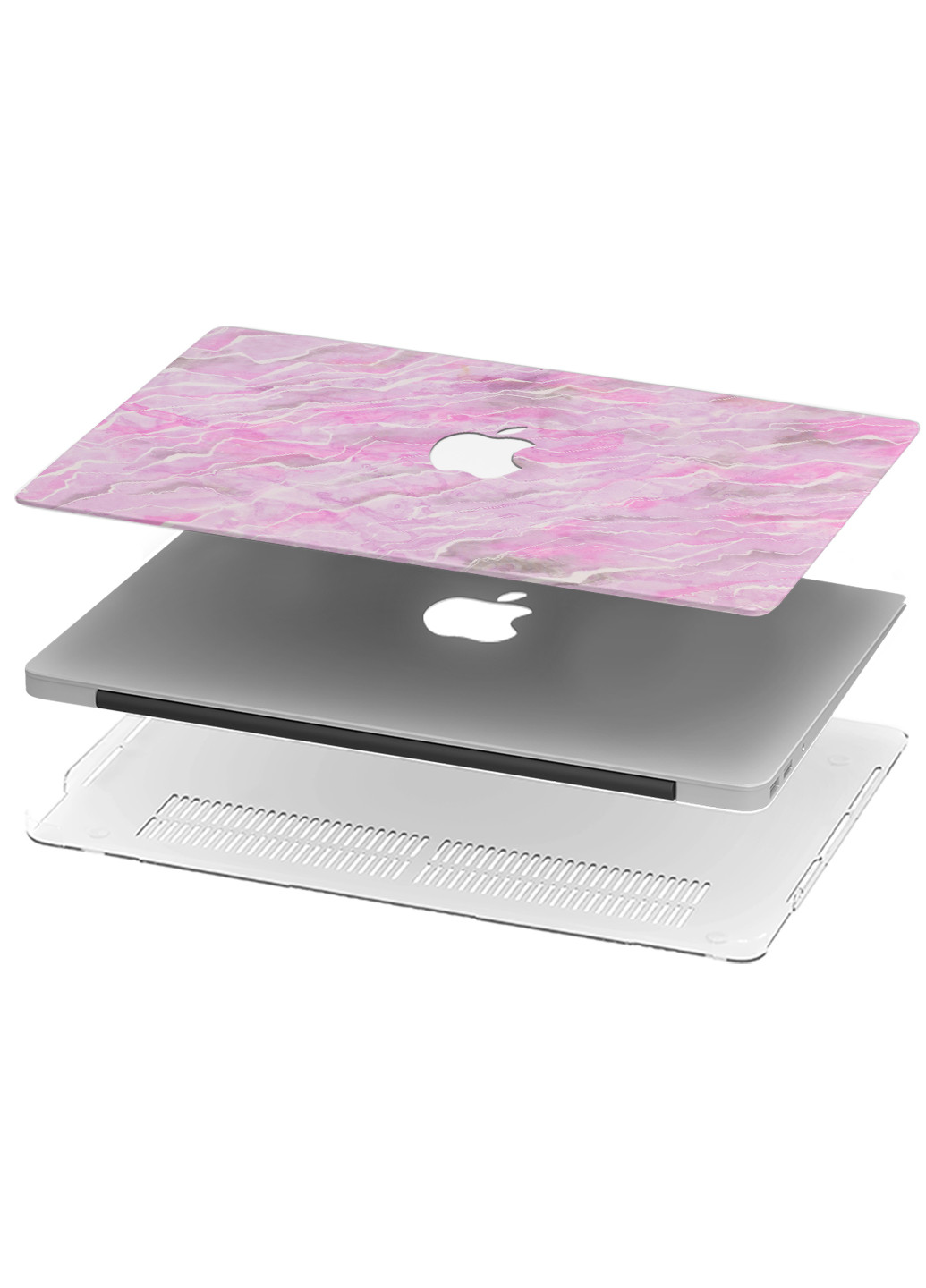 Чехол пластиковый для Apple MacBook Pro Retina 13 A1502 / А1425 Розовый Мрамор (Pink Marble) (6352-1857) MobiPrint (218539514)