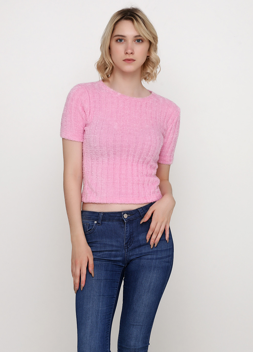 Розовая демисезон футболка Bershka
