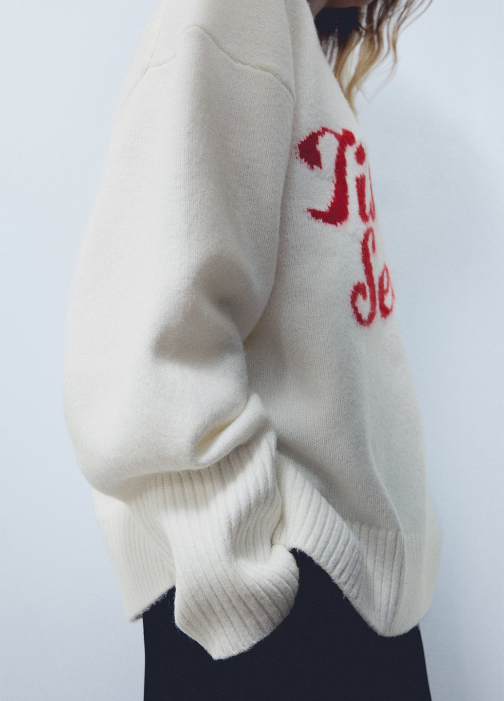 Кремовый зимний джемпер джемпер H&M