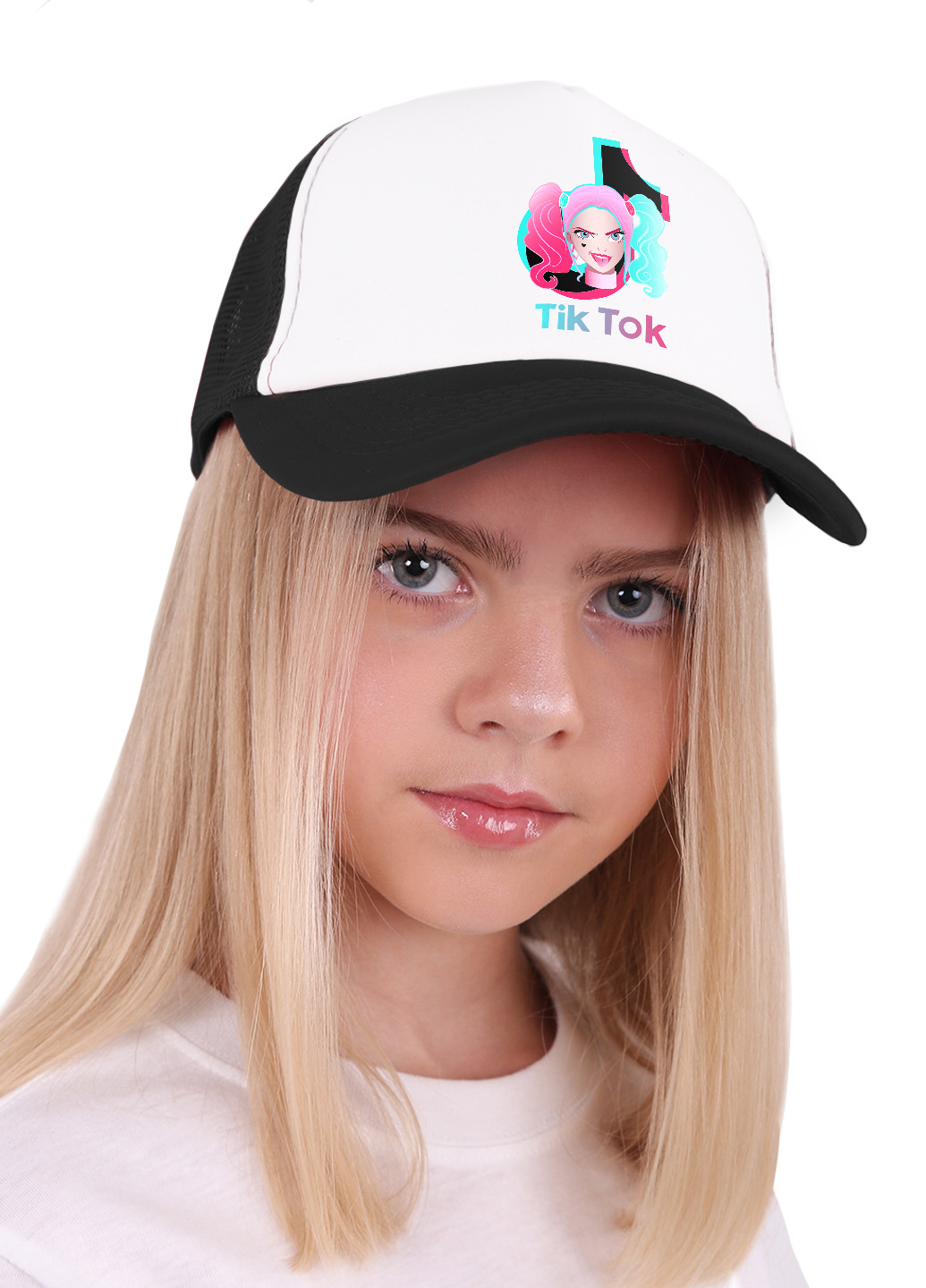 Кепка Тракер дитяча Харлі Квінн (Куінн) ТікТок (Harley Quinn TikTok) (33404-1646) MobiPrint (220824460)